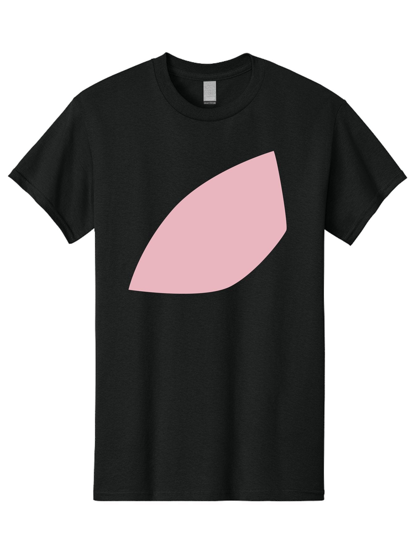 Pink-Leaf Men'S Graphic Tee, 100% Cotton, Comfortable Casual Summer Wear, Machine Washable, Pink Leaf, Simple Shape, Minimal Design, Abstract Art, Soft Pink Color, Leaf Illustration, Digital Graphics, Modern Art Aab626 15