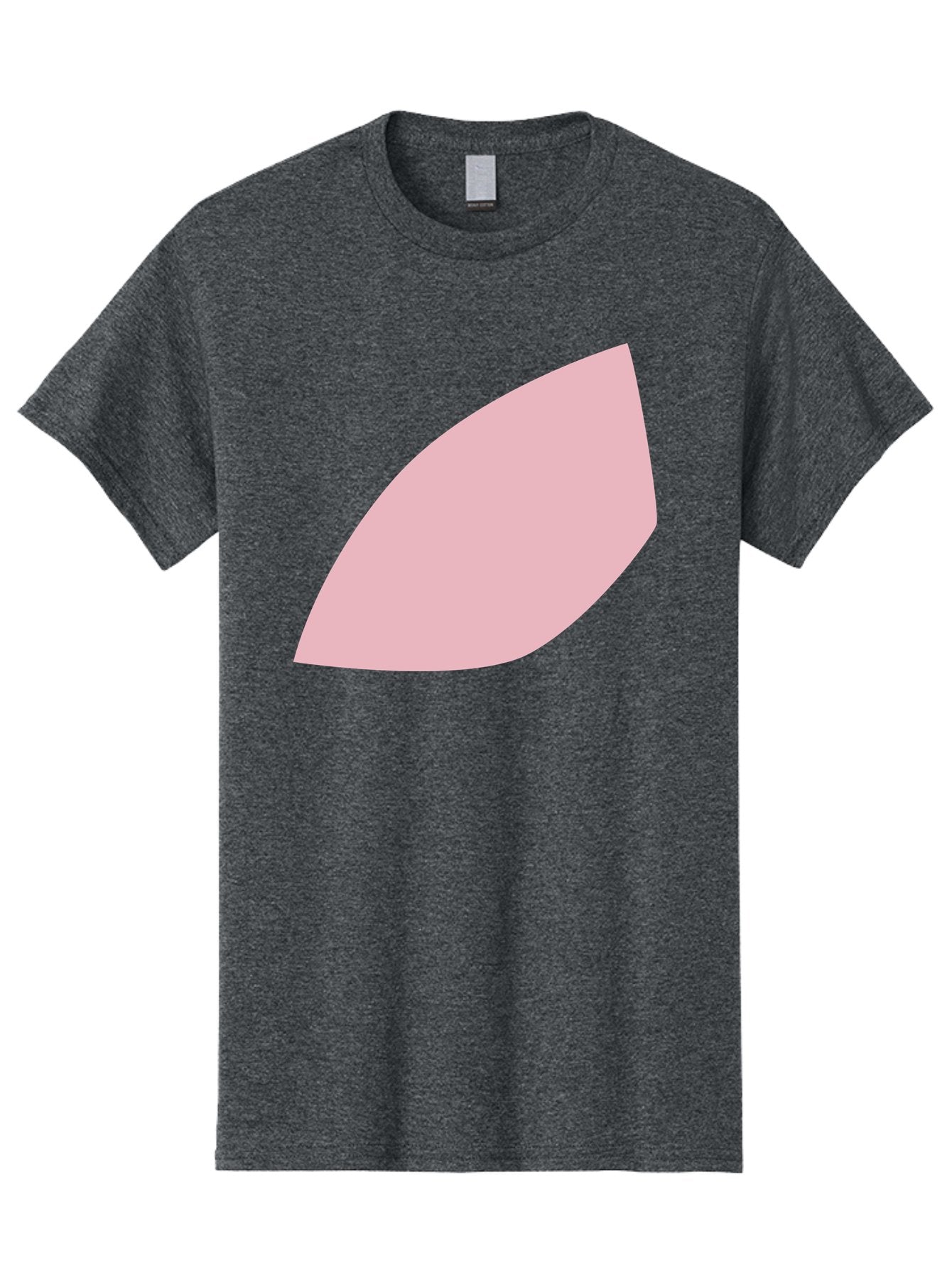 Pink-Leaf Men'S Graphic Tee, 100% Cotton, Comfortable Casual Summer Wear, Machine Washable, Pink Leaf, Simple Shape, Minimal Design, Abstract Art, Soft Pink Color, Leaf Illustration, Digital Graphics, Modern Art Aab626 12