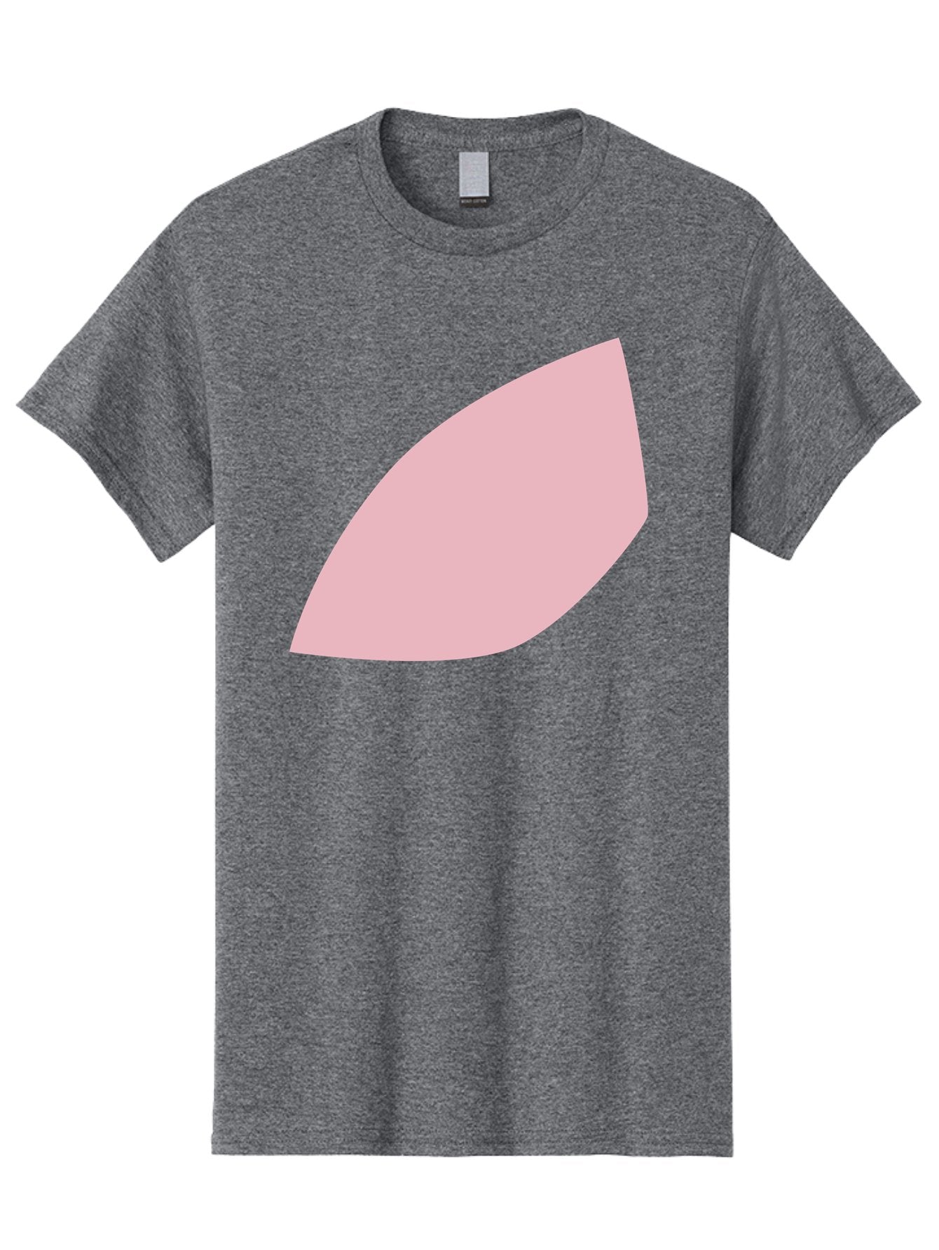 Pink-Leaf Men'S Graphic Tee, 100% Cotton, Comfortable Casual Summer Wear, Machine Washable, Pink Leaf, Simple Shape, Minimal Design, Abstract Art, Soft Pink Color, Leaf Illustration, Digital Graphics, Modern Art Aab626 14