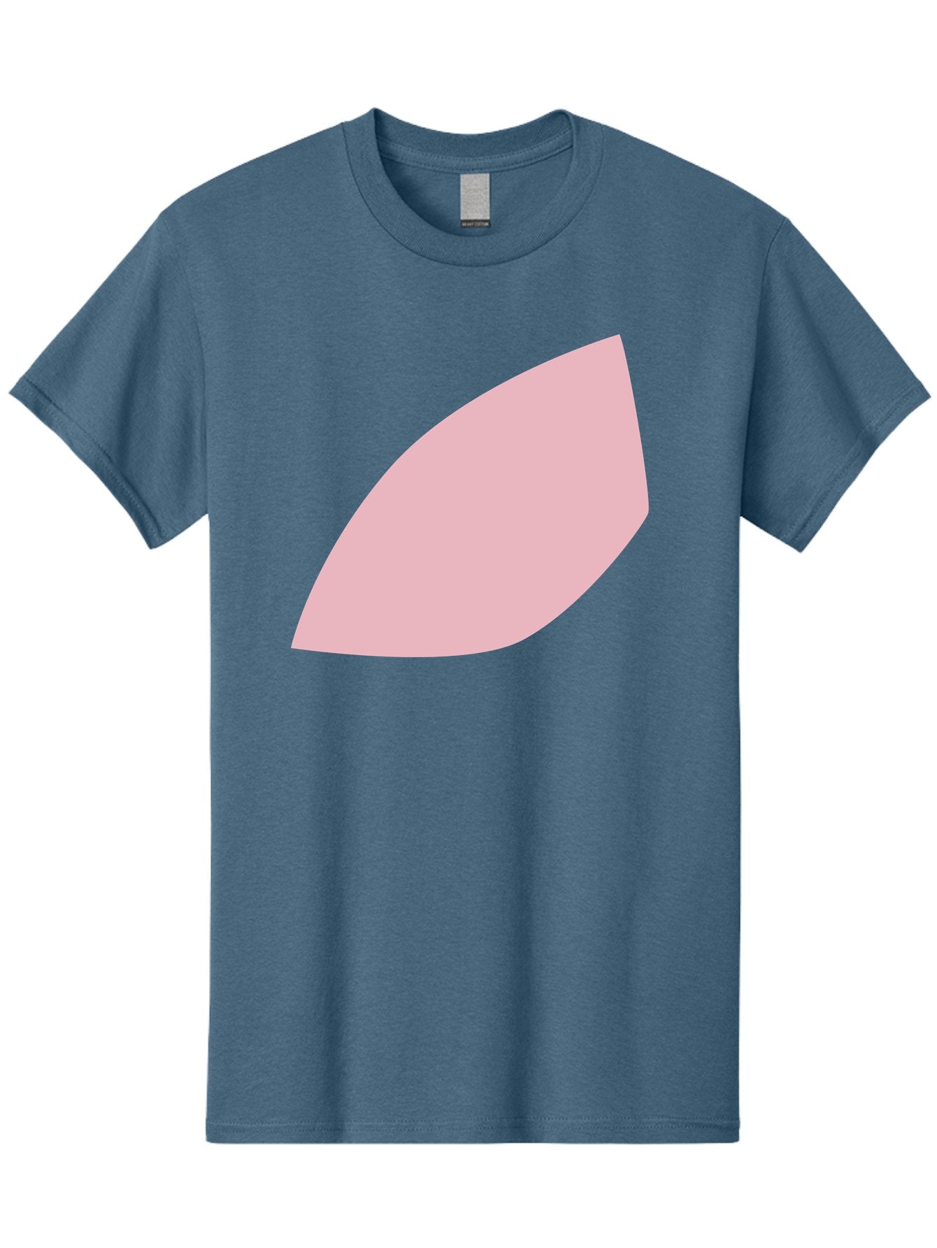 Pink-Leaf Men'S Graphic Tee, 100% Cotton, Comfortable Casual Summer Wear, Machine Washable, Pink Leaf, Simple Shape, Minimal Design, Abstract Art, Soft Pink Color, Leaf Illustration, Digital Graphics, Modern Art Aab626 4
