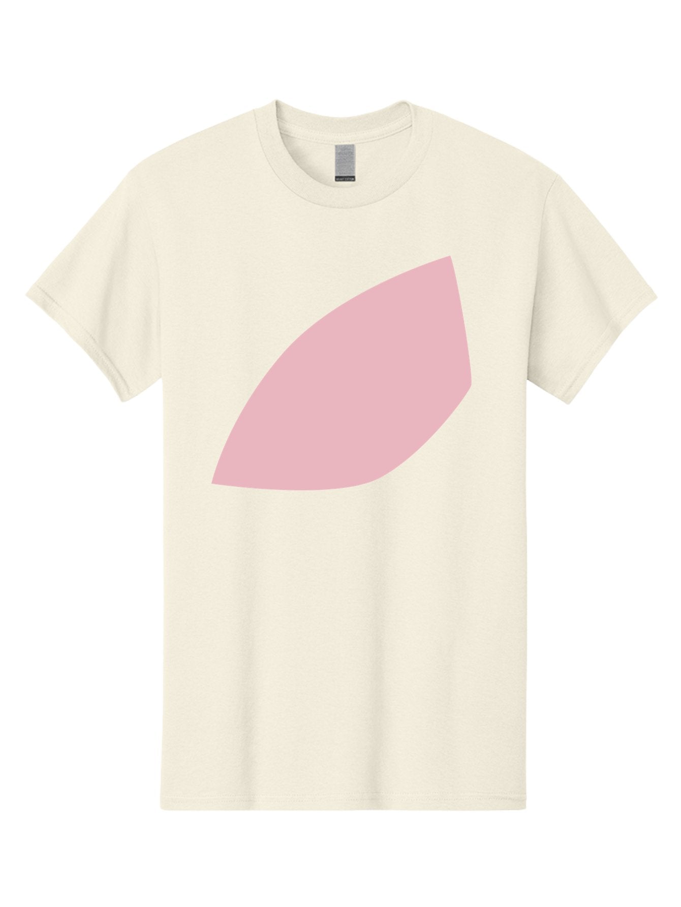 Pink-Leaf Men'S Graphic Tee, 100% Cotton, Comfortable Casual Summer Wear, Machine Washable, Pink Leaf, Simple Shape, Minimal Design, Abstract Art, Soft Pink Color, Leaf Illustration, Digital Graphics, Modern Art Aab626 11
