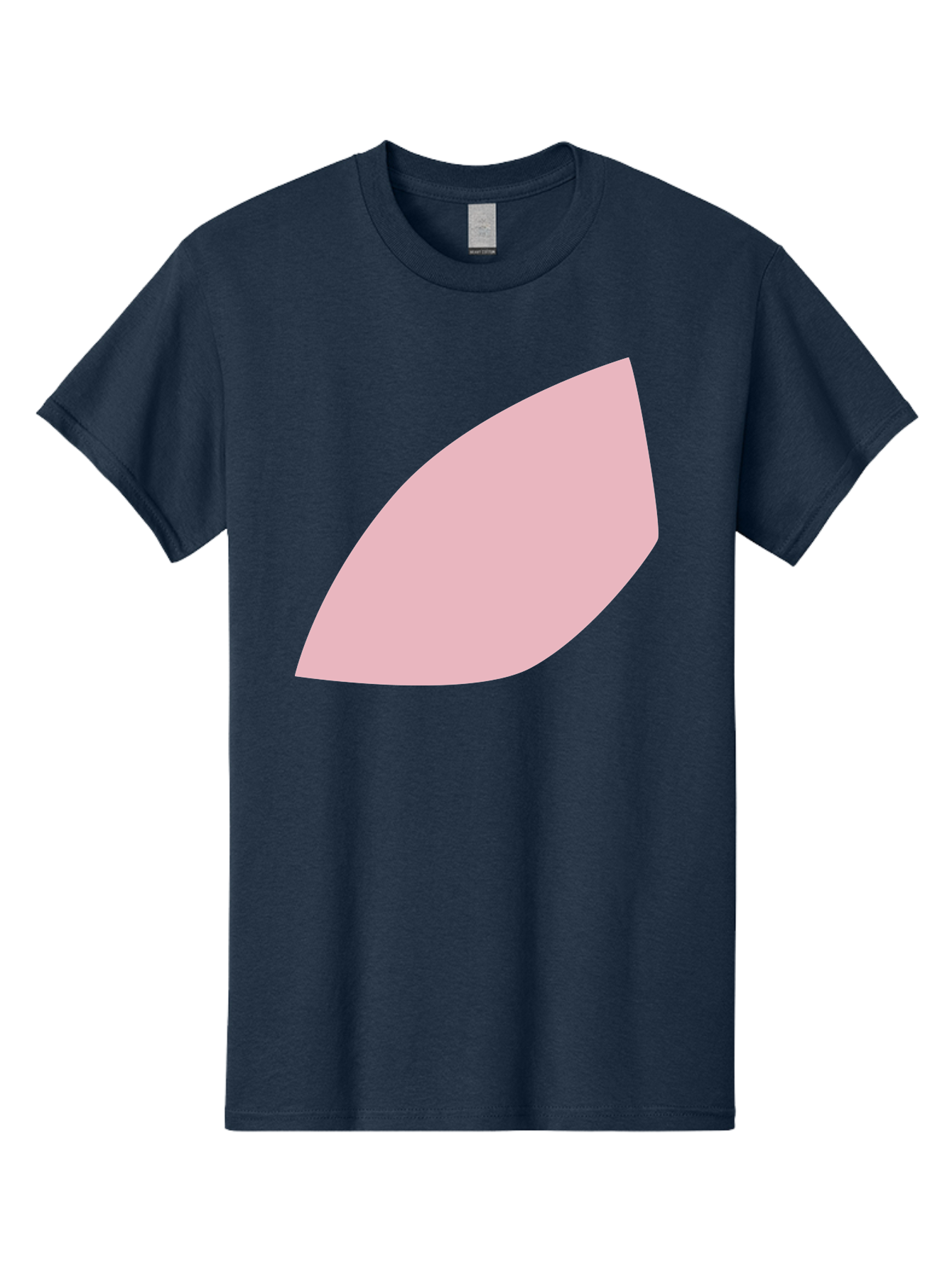 Pink-Leaf Men'S Graphic Tee, 100% Cotton, Comfortable Casual Summer Wear, Machine Washable, Pink Leaf, Simple Shape, Minimal Design, Abstract Art, Soft Pink Color, Leaf Illustration, Digital Graphics, Modern Art Aab626 15