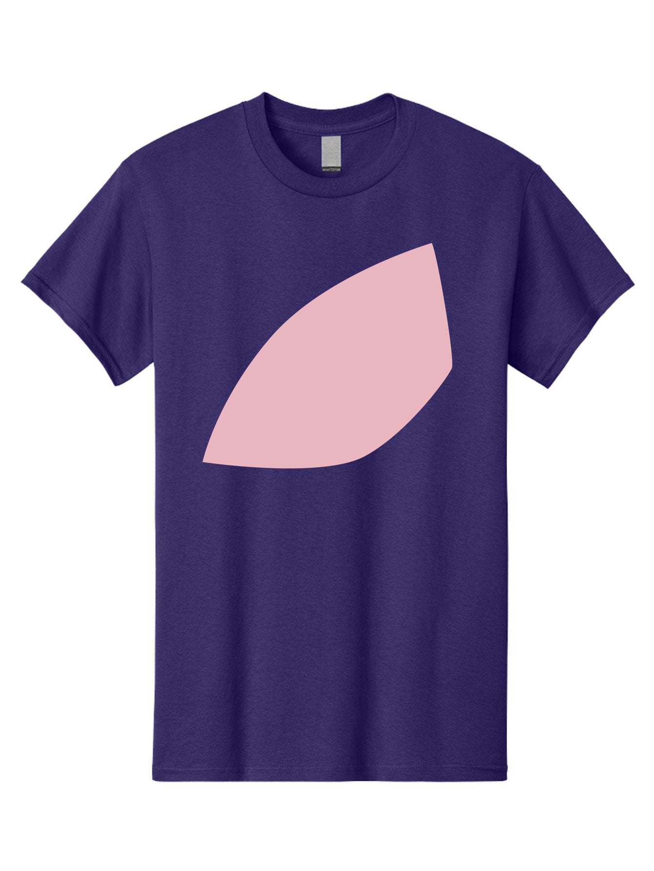 Pink-Leaf Men'S Graphic Tee, 100% Cotton, Comfortable Casual Summer Wear, Machine Washable, Pink Leaf, Simple Shape, Minimal Design, Abstract Art, Soft Pink Color, Leaf Illustration, Digital Graphics, Modern Art Aab626 7