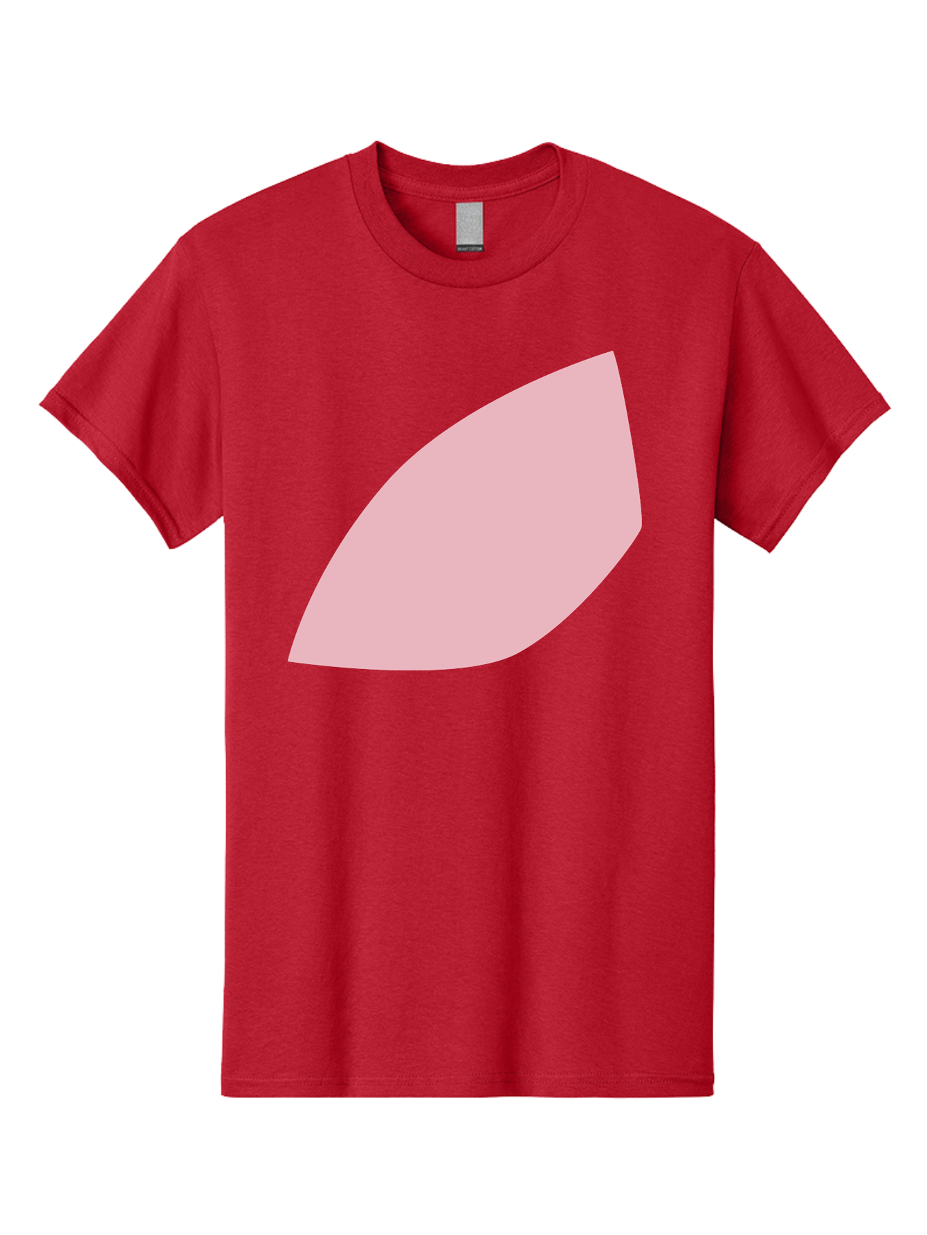 Pink-Leaf Men'S Graphic Tee, 100% Cotton, Comfortable Casual Summer Wear, Machine Washable, Pink Leaf, Simple Shape, Minimal Design, Abstract Art, Soft Pink Color, Leaf Illustration, Digital Graphics, Modern Art Aab626 29