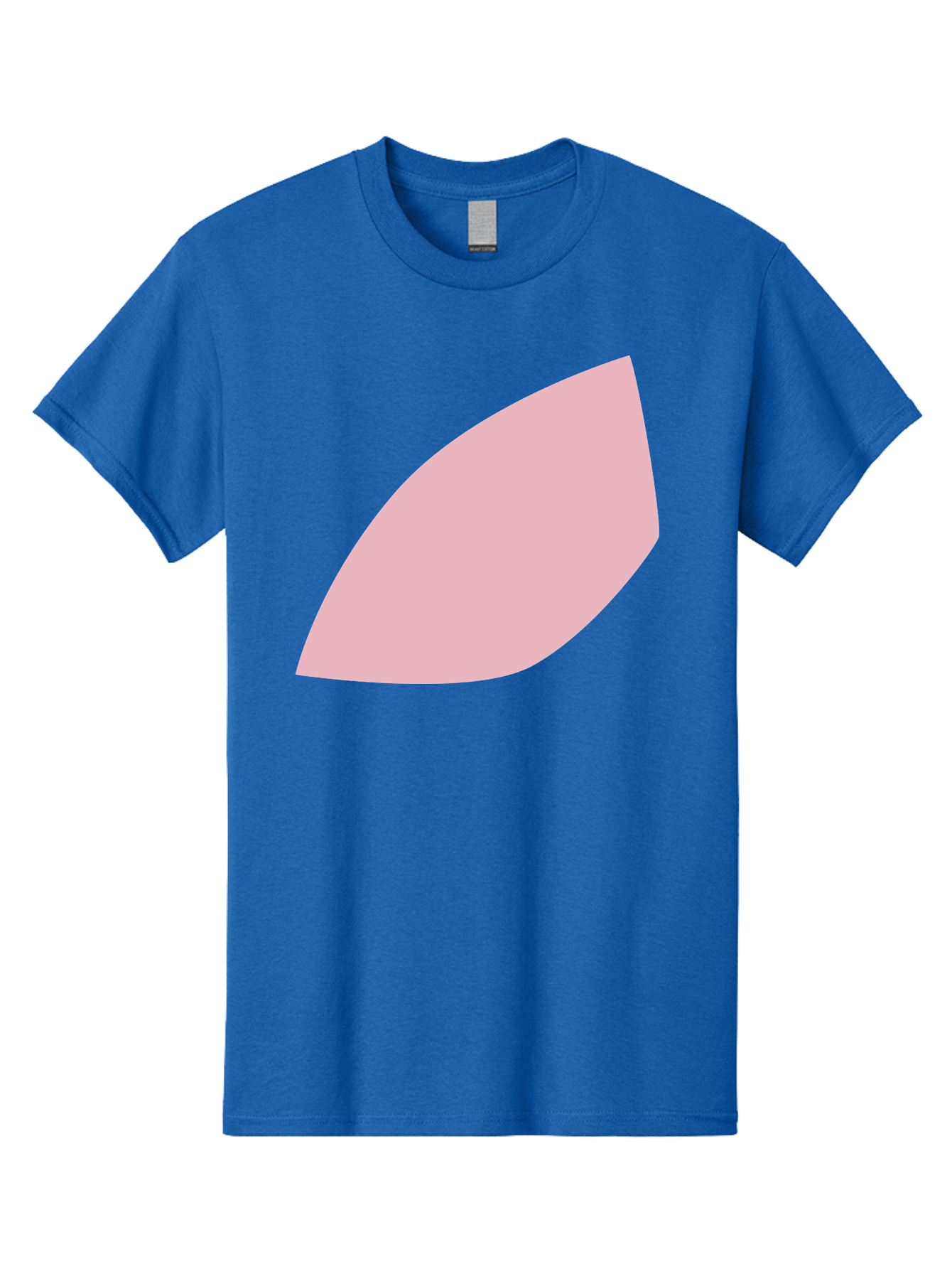 Pink-Leaf Men'S Graphic Tee, 100% Cotton, Comfortable Casual Summer Wear, Machine Washable, Pink Leaf, Simple Shape, Minimal Design, Abstract Art, Soft Pink Color, Leaf Illustration, Digital Graphics, Modern Art Aab626 13