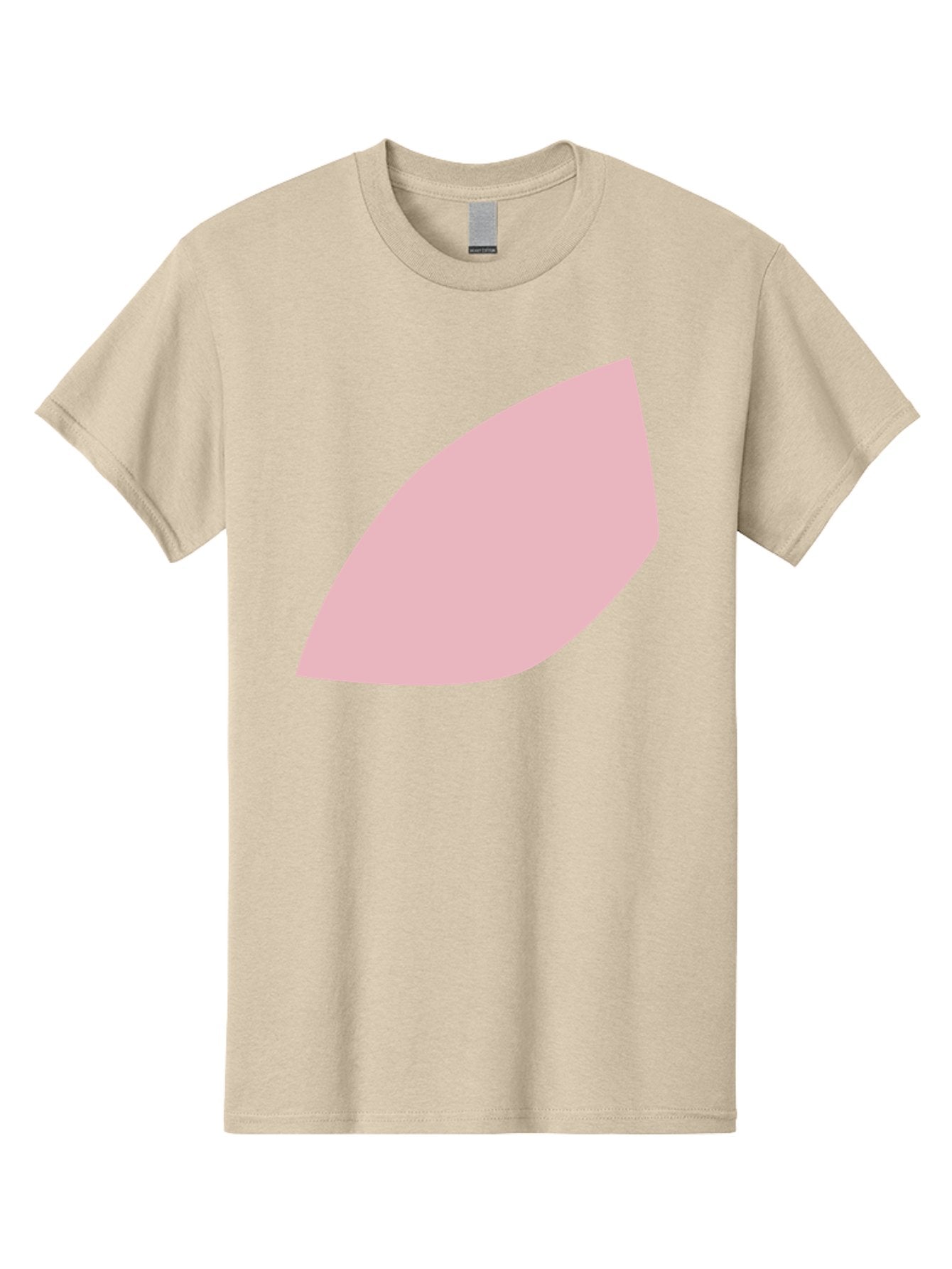 Pink-Leaf Men'S Graphic Tee, 100% Cotton, Comfortable Casual Summer Wear, Machine Washable, Pink Leaf, Simple Shape, Minimal Design, Abstract Art, Soft Pink Color, Leaf Illustration, Digital Graphics, Modern Art Aab626 8