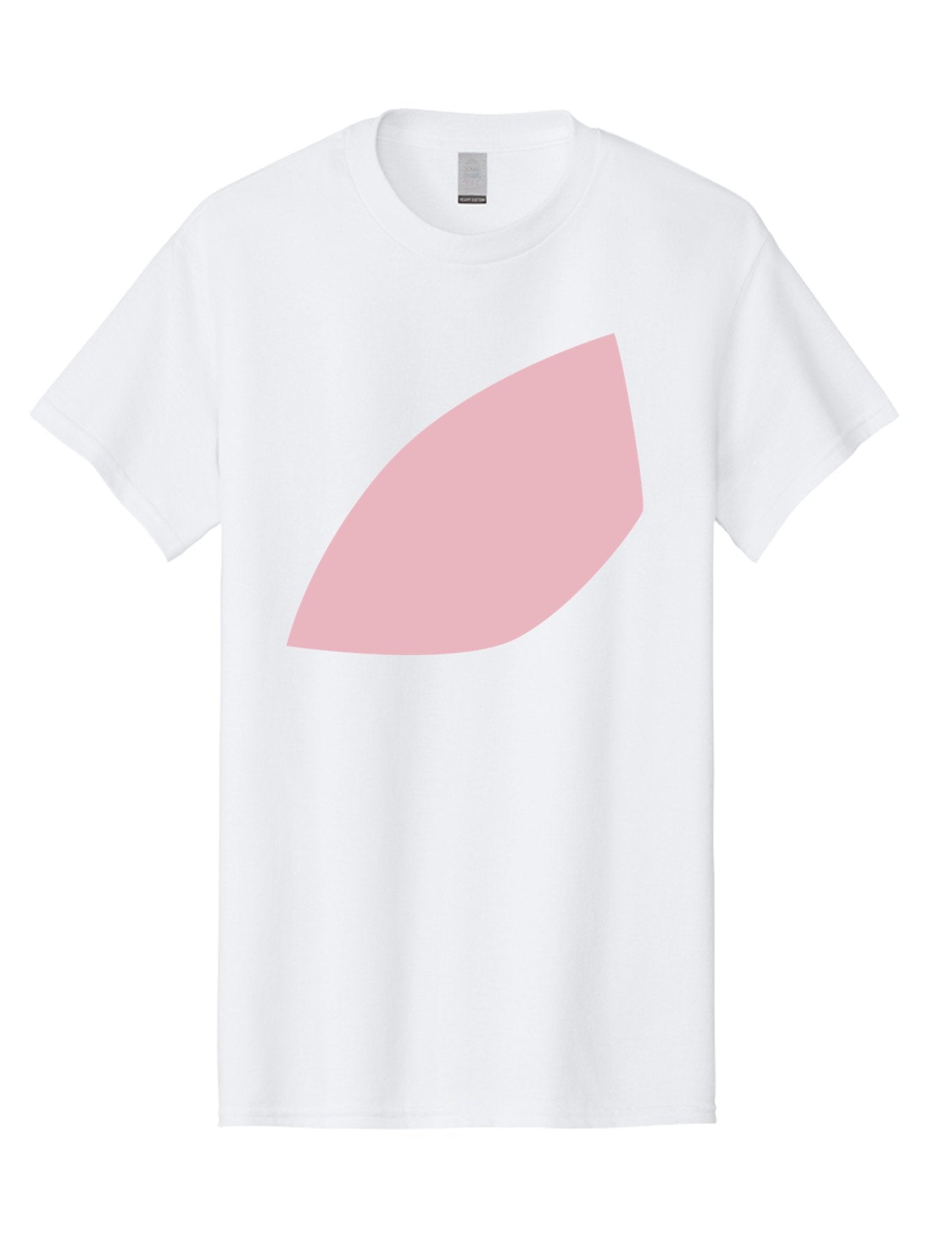 Pink-Leaf Men'S Graphic Tee, 100% Cotton, Comfortable Casual Summer Wear, Machine Washable, Pink Leaf, Simple Shape, Minimal Design, Abstract Art, Soft Pink Color, Leaf Illustration, Digital Graphics, Modern Art Aab626 9
