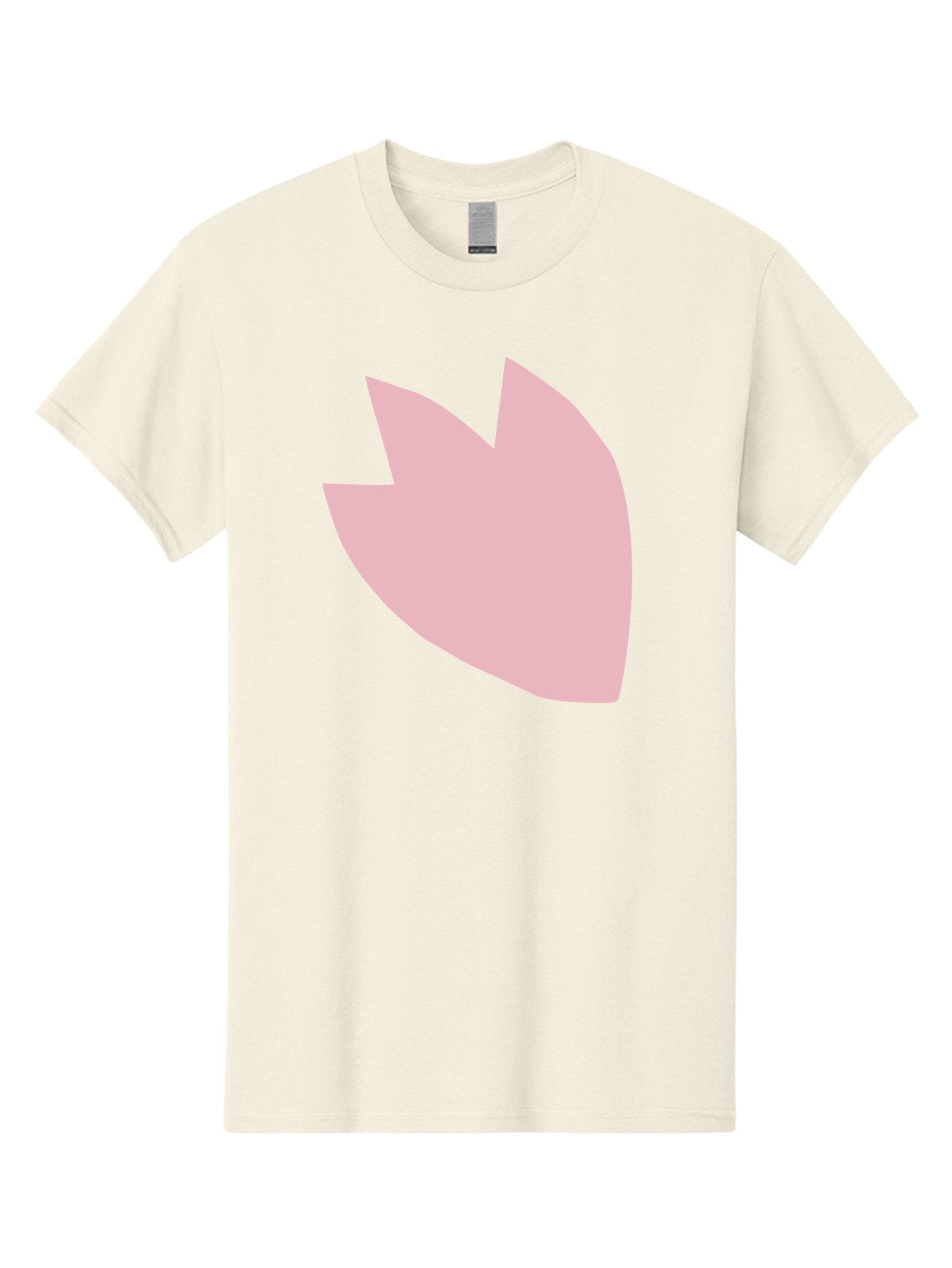 Pink-Tulip Men'S Graphic Tee, 100% Cotton, Comfortable Casual Summer Wear, Machine Washable, Pink Flower, Tulip Silhouette, Minimalist Design, Simple Shape, Floral Element, Soft Pink Hue, Abstract Shape Aab631 14