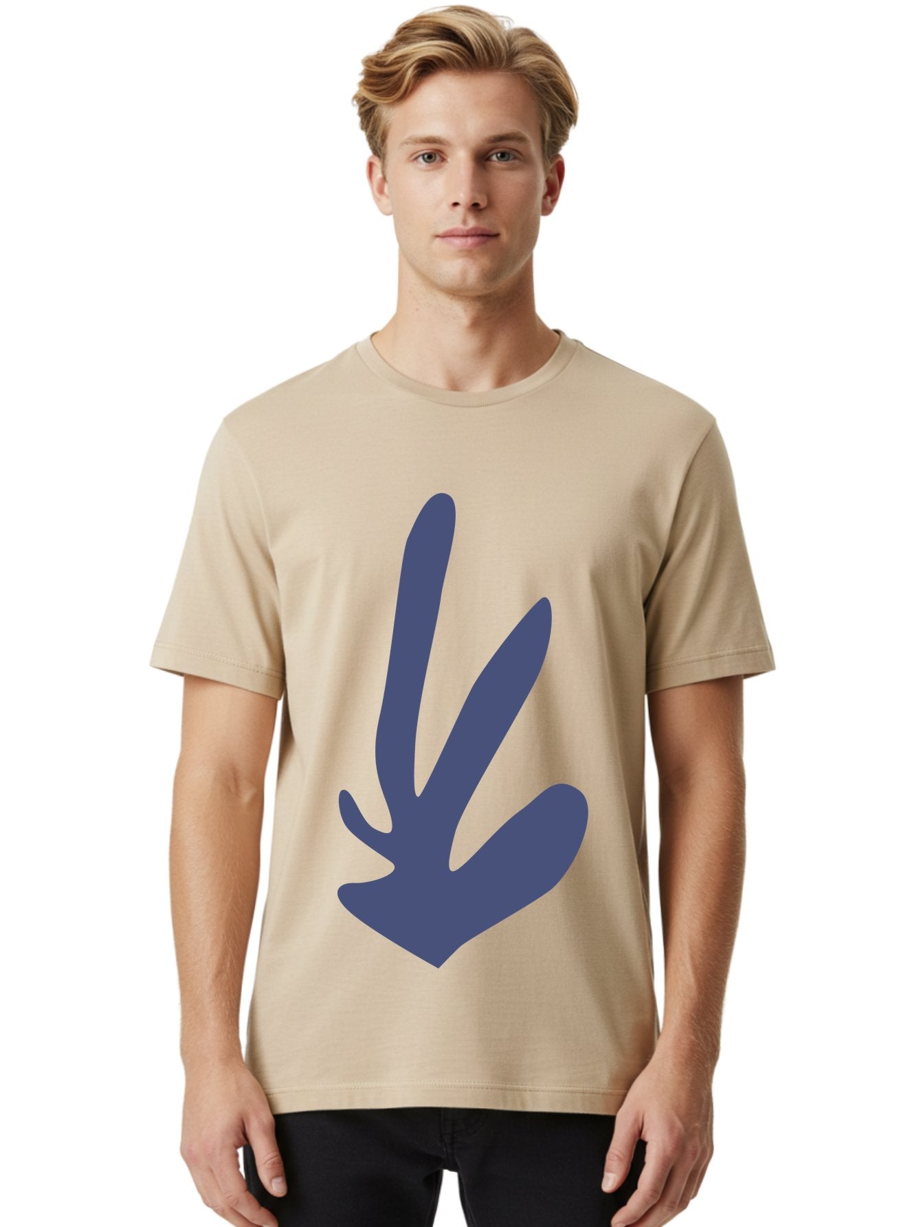 Purple-Hand Men'S Graphic Tee, 100% Cotton, Comfortable Casual Summer Wear, Machine Washable, Bird Footprint, Animal Track, Wildlife Sign, Nature Symbol, Bird Watching, Outdoor Adventure, Wildlife Conservation Aab632 29