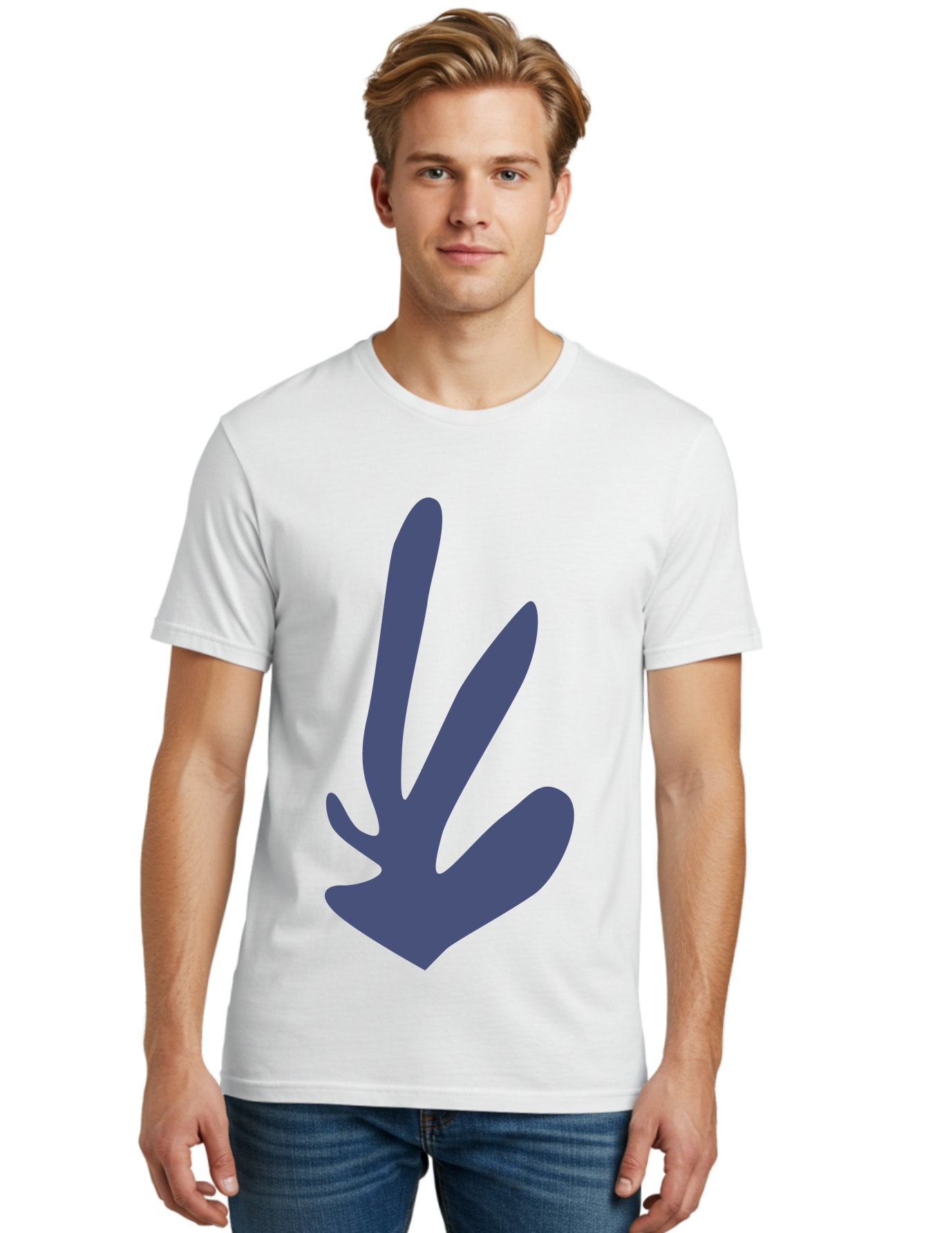 Purple-Hand Men'S Graphic Tee, 100% Cotton, Comfortable Casual Summer Wear, Machine Washable, Bird Footprint, Animal Track, Wildlife Sign, Nature Symbol, Bird Watching, Outdoor Adventure, Wildlife Conservation Aab632 27