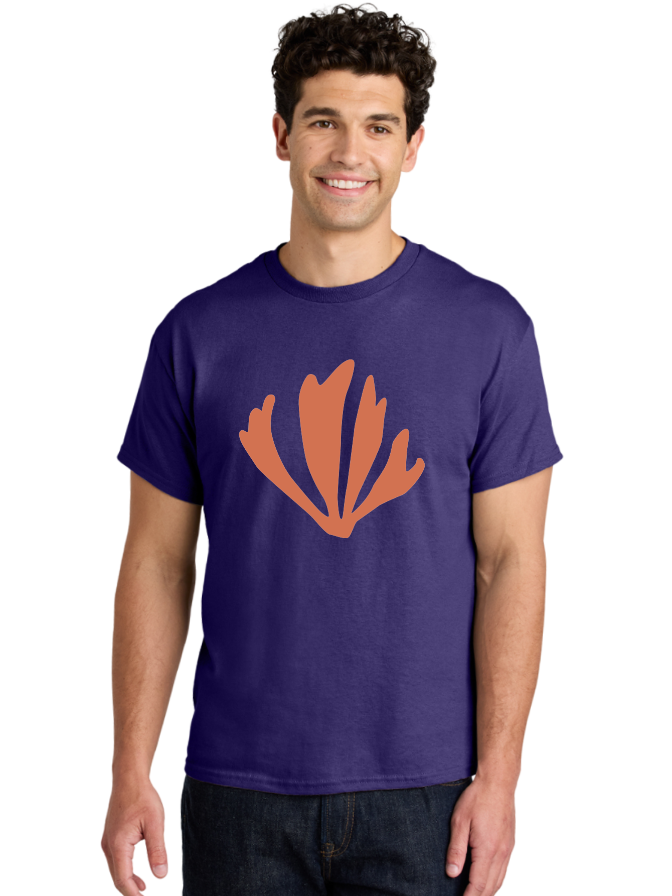 Tulip Men'S Graphic Tee, 100% Cotton, Comfortable Casual Summer Wear, Machine Washable, Tulip Flower, Red Petals, Abstract Floral Design, Simple Shape, Minimalist Art, Digital Illustration, Flower Symbol Aab637 6