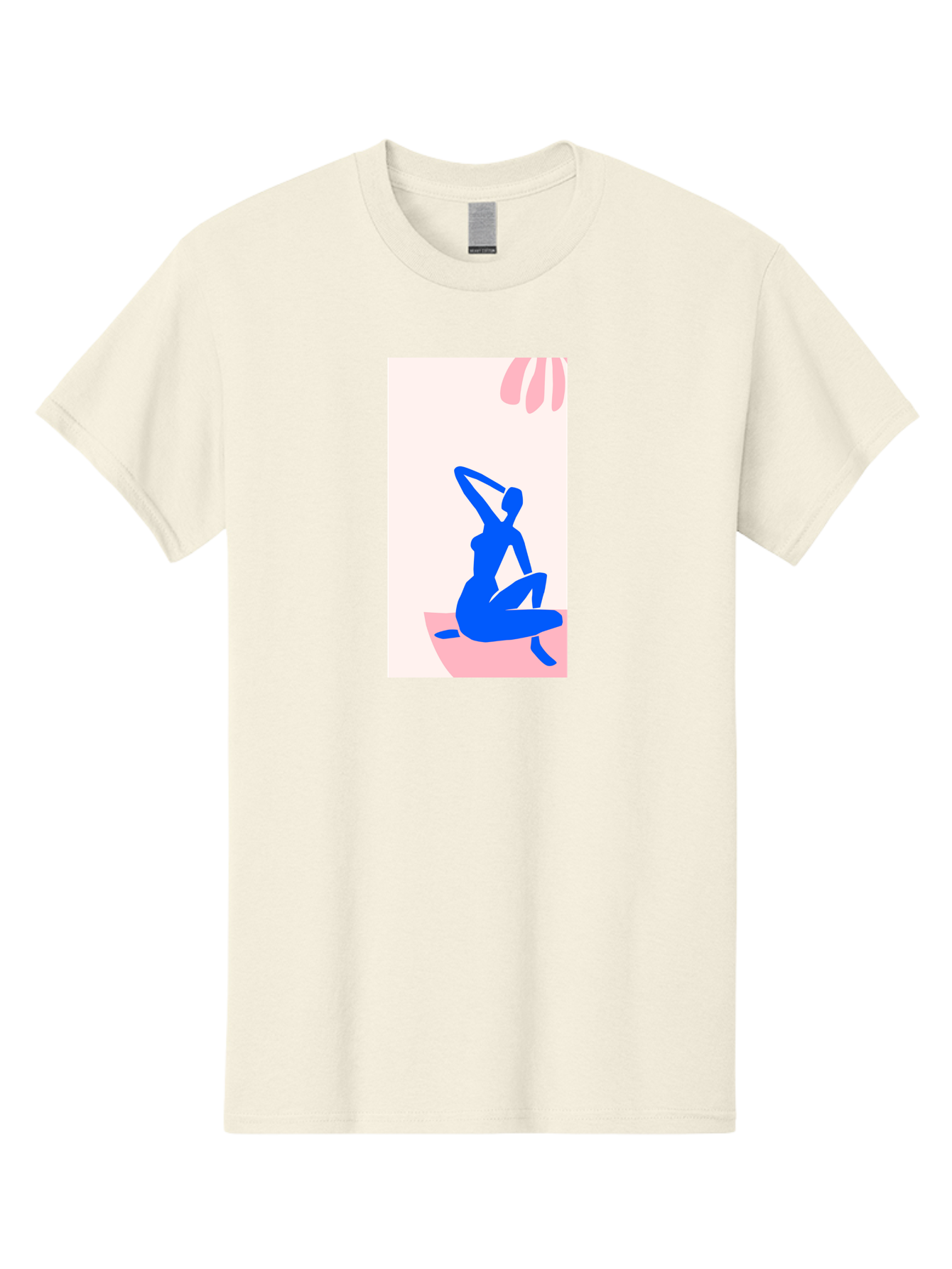 Yoga-Pose Men'S Graphic Tee, 100% Cotton, Comfortable Casual Summer Wear, Machine Washable, Yoga Silhouette, Serene Pose, Blue Figure, Wellness, Fitness, Meditation, Relaxation, Mindfulness, Calm Atmosphere Aab640 21