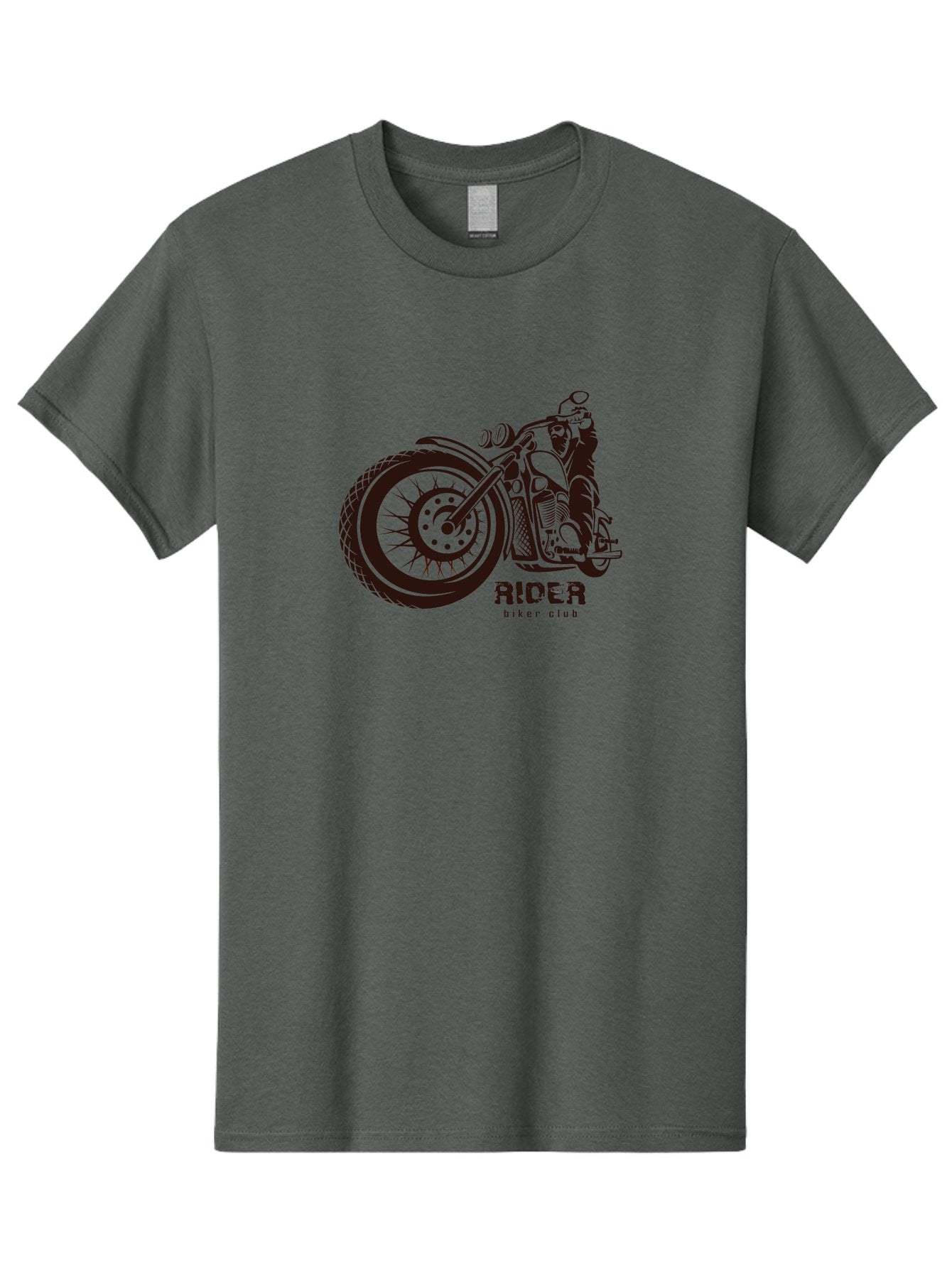 Rider-Biker-Club Men'S Graphic Tee, 100% Cotton, Comfortable Casual Summer Wear, Machine Washable, Motorcycle Club, Biker Culture, Vintage Bike, Rider Logo, Motorcycle Design, Biker Gang, Retro Motorcycle, Biker Apparel Aab645 15
