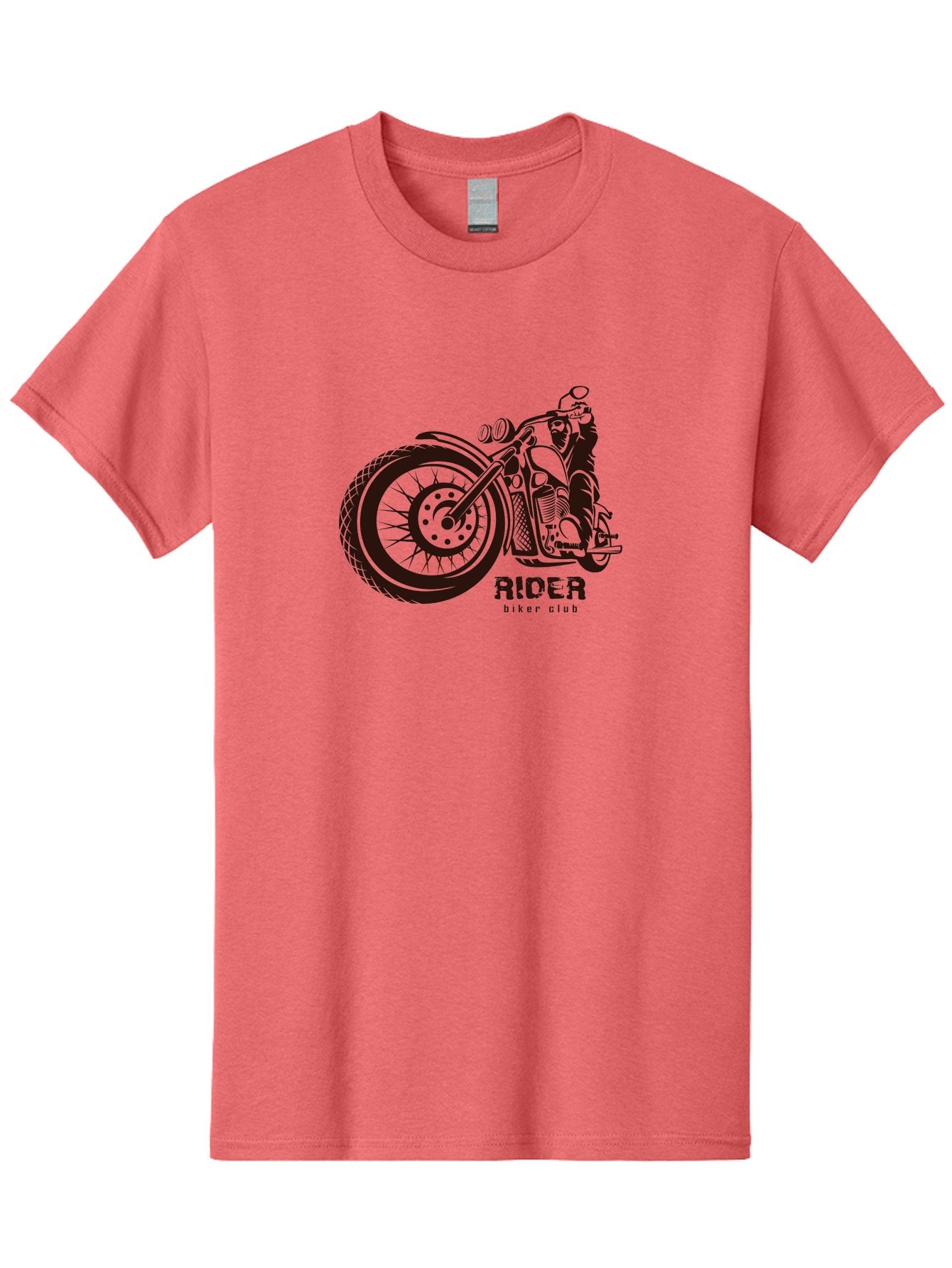Rider-Biker-Club Men'S Graphic Tee, 100% Cotton, Comfortable Casual Summer Wear, Machine Washable, Motorcycle Club, Biker Culture, Vintage Bike, Rider Logo, Motorcycle Design, Biker Gang, Retro Motorcycle, Biker Apparel Aab645 12
