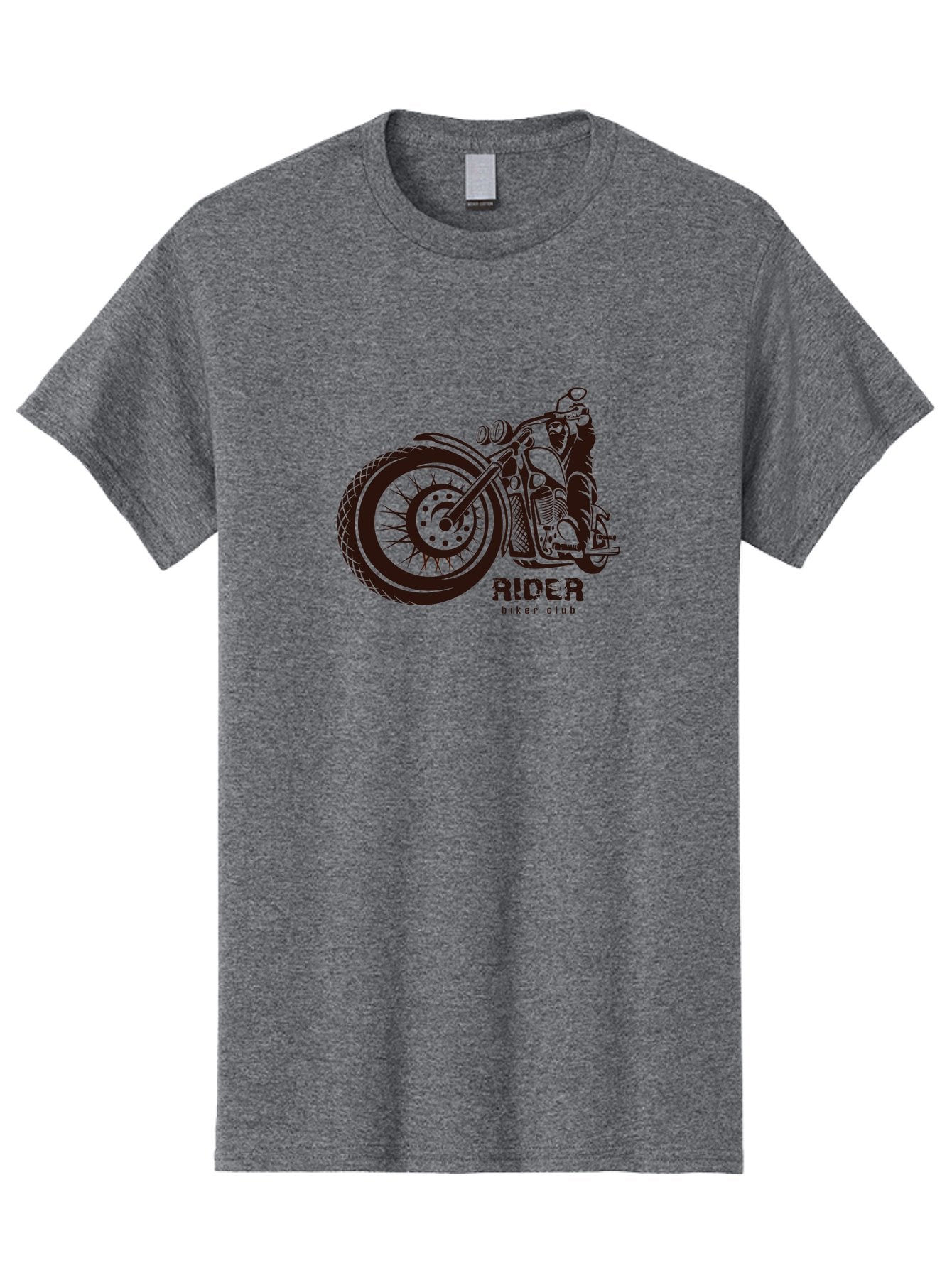 Rider-Biker-Club Men'S Graphic Tee, 100% Cotton, Comfortable Casual Summer Wear, Machine Washable, Motorcycle Club, Biker Culture, Vintage Bike, Rider Logo, Motorcycle Design, Biker Gang, Retro Motorcycle, Biker Apparel Aab645 6