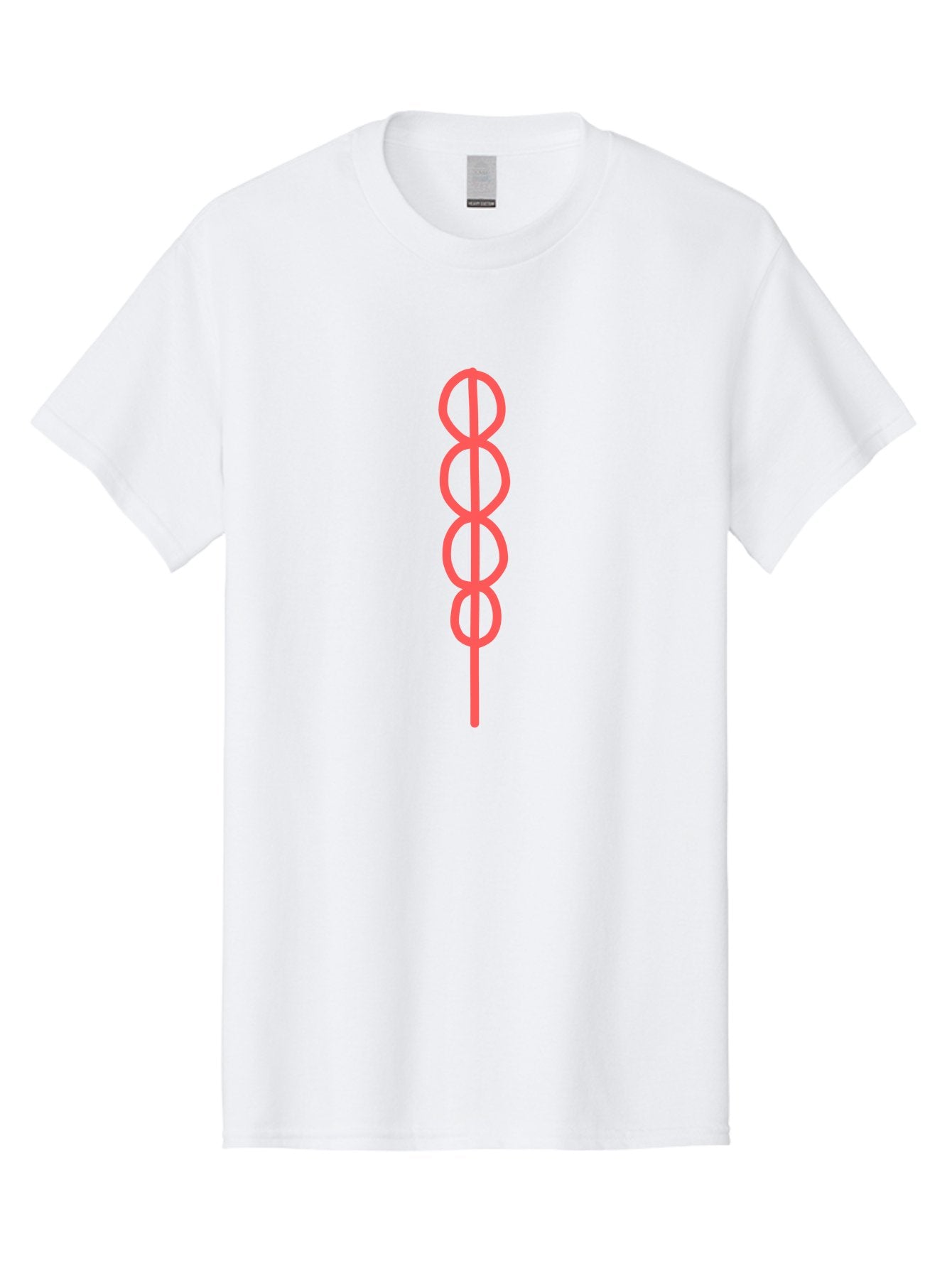 8-Symbol Men'S Graphic Tee, 100% Cotton, Comfortable Casual Summer Wear, Machine Washable, Interconnected Loops, Infinite Symbol, Abstract Art, Minimalist Design, Pink Outline, Symbolic Representation, Eternity, Endless Loop, Geometric Shape Aab647 12