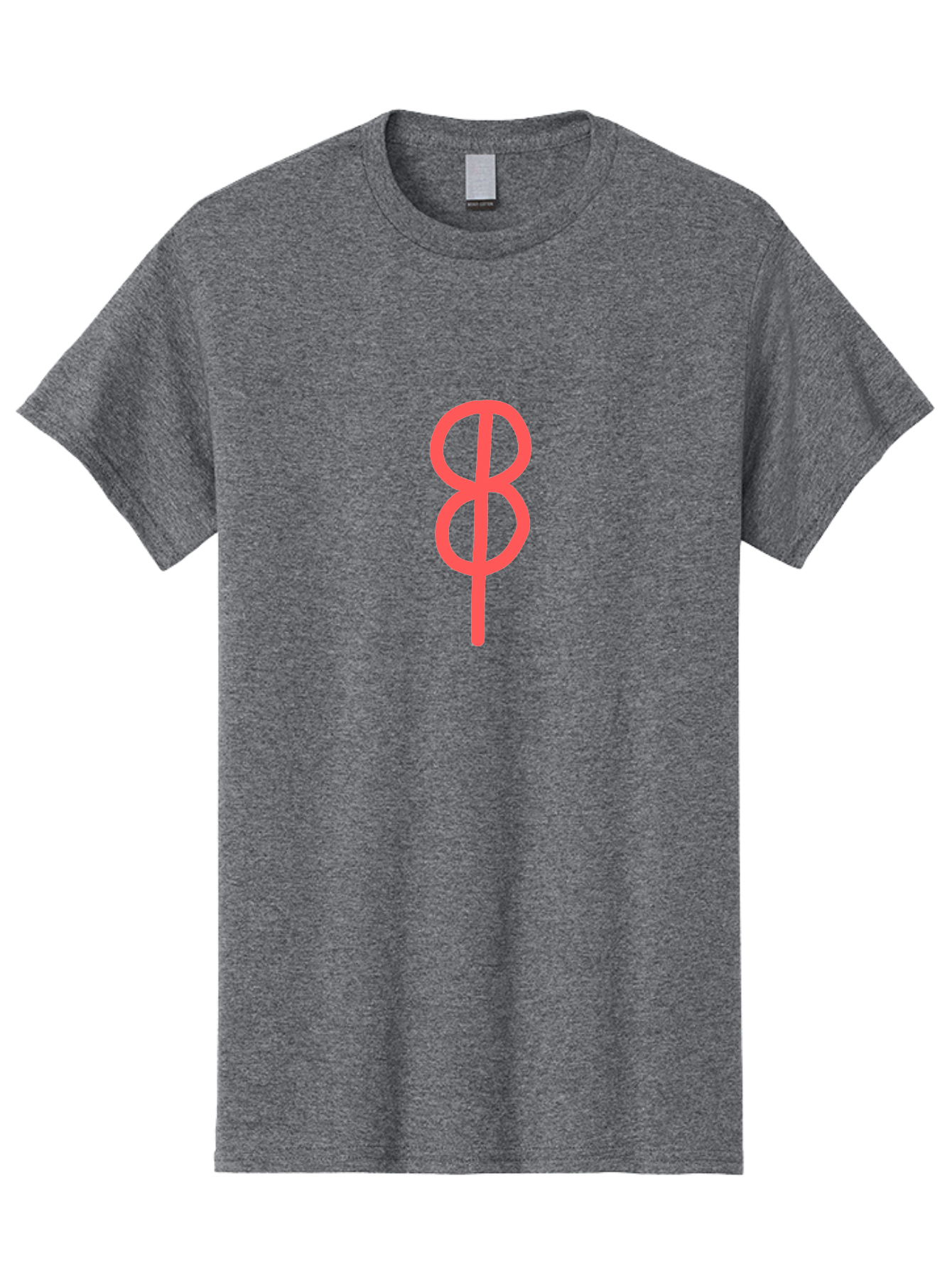 8 Men'S Graphic Tee, 100% Cotton, Comfortable Casual Summer Wear, Machine Washable, Peace Sign, Symbol Of Peace, Protest Symbol, Iconic Symbol, Red Color, Minimalist Design, Simple Graphic, Activism, Social Movement Aab648 17