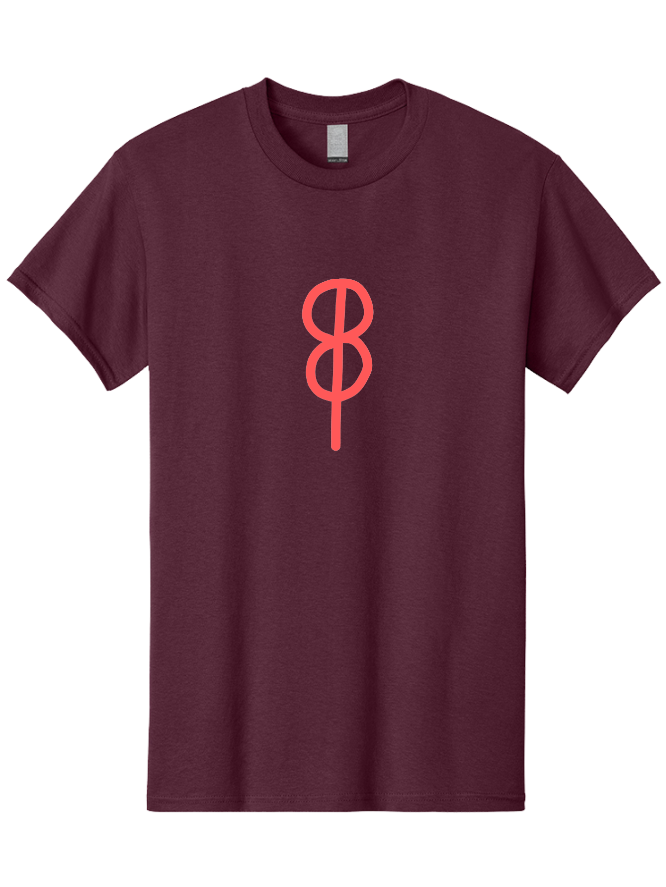 8 Men'S Graphic Tee, 100% Cotton, Comfortable Casual Summer Wear, Machine Washable, Peace Sign, Symbol Of Peace, Protest Symbol, Iconic Symbol, Red Color, Minimalist Design, Simple Graphic, Activism, Social Movement Aab648 29