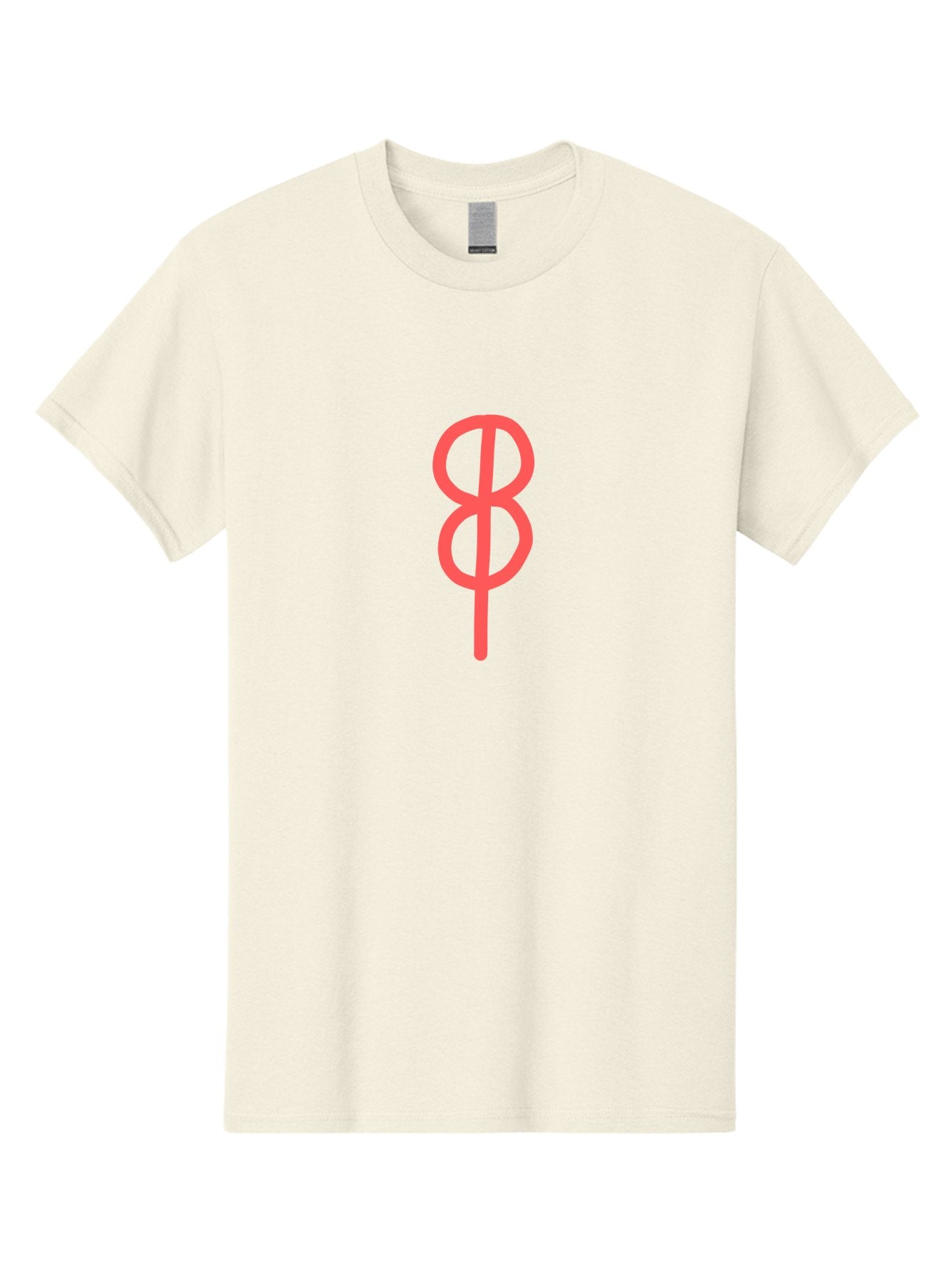 8 Men'S Graphic Tee, 100% Cotton, Comfortable Casual Summer Wear, Machine Washable, Peace Sign, Symbol Of Peace, Protest Symbol, Iconic Symbol, Red Color, Minimalist Design, Simple Graphic, Activism, Social Movement Aab648 4