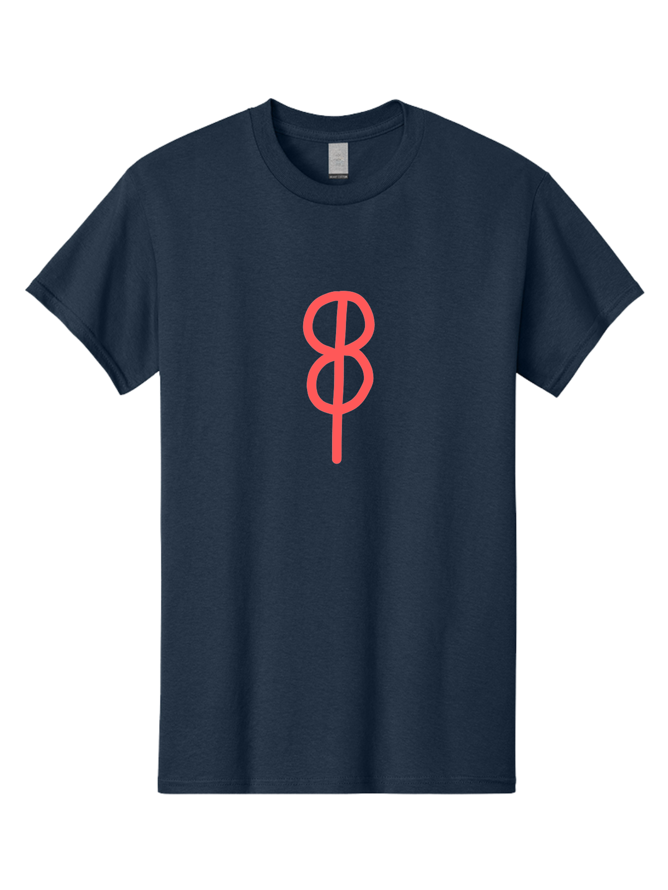 8 Men'S Graphic Tee, 100% Cotton, Comfortable Casual Summer Wear, Machine Washable, Peace Sign, Symbol Of Peace, Protest Symbol, Iconic Symbol, Red Color, Minimalist Design, Simple Graphic, Activism, Social Movement Aab648 27