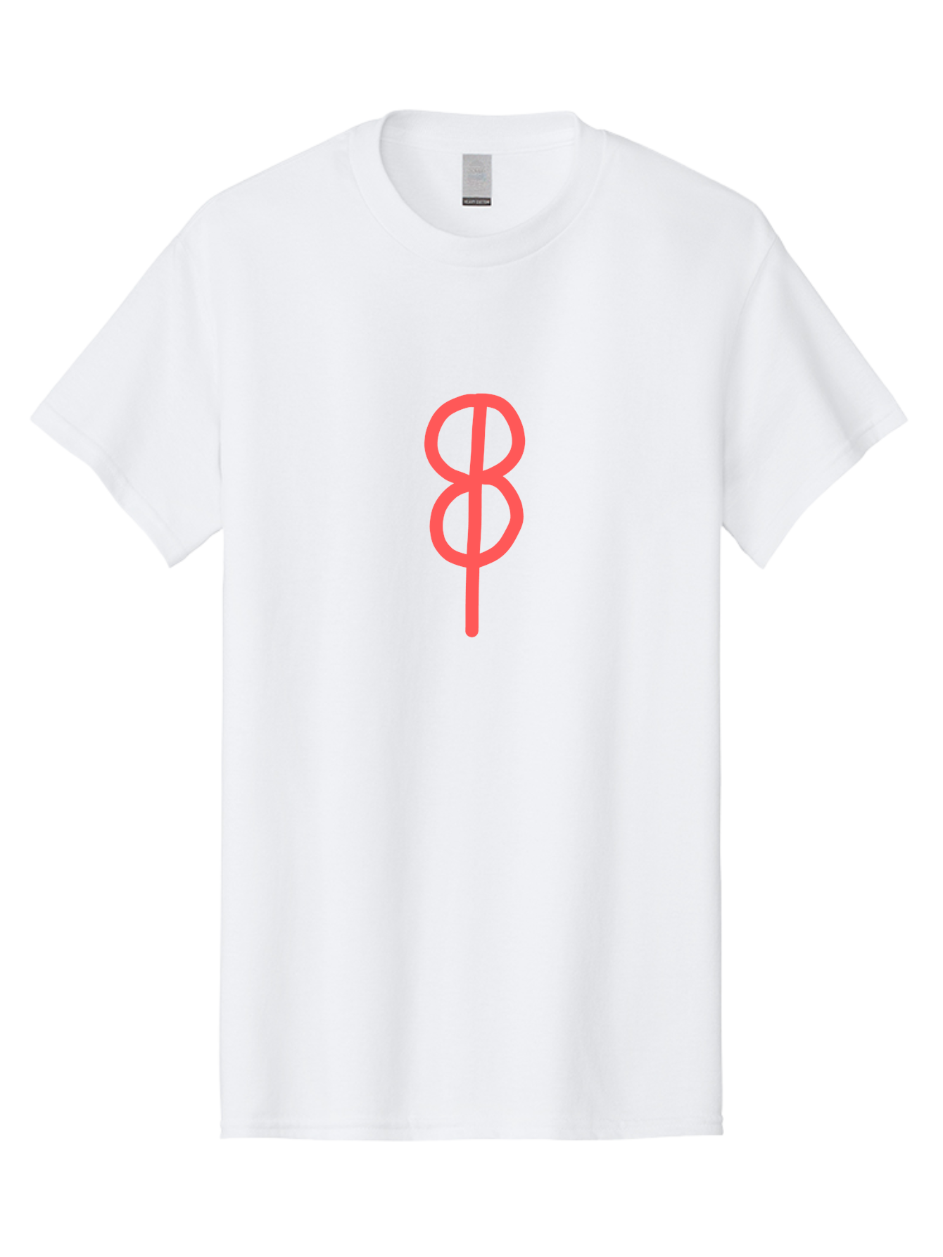 8 Men'S Graphic Tee, 100% Cotton, Comfortable Casual Summer Wear, Machine Washable, Peace Sign, Symbol Of Peace, Protest Symbol, Iconic Symbol, Red Color, Minimalist Design, Simple Graphic, Activism, Social Movement Aab648 13