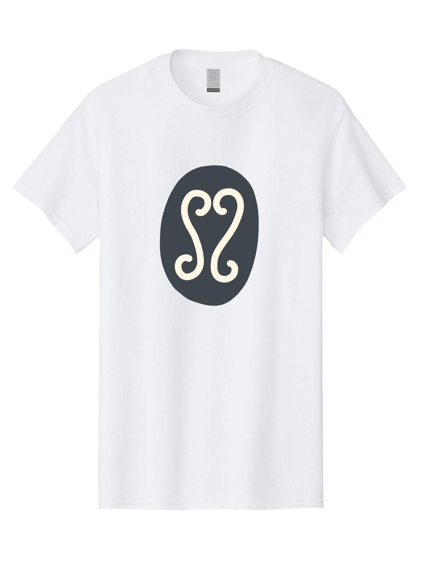 Cancer-Zodiac-Symbol Men'S Graphic Tee, 100% Cotton, Comfortable Casual Summer Wear, Machine Washable, Cancer Zodiac Sign, Astrology Symbol, Horoscope Icon, Simple Design, Minimalist Art, Esoteric Symbolism, Mystical Sign Aab677 13