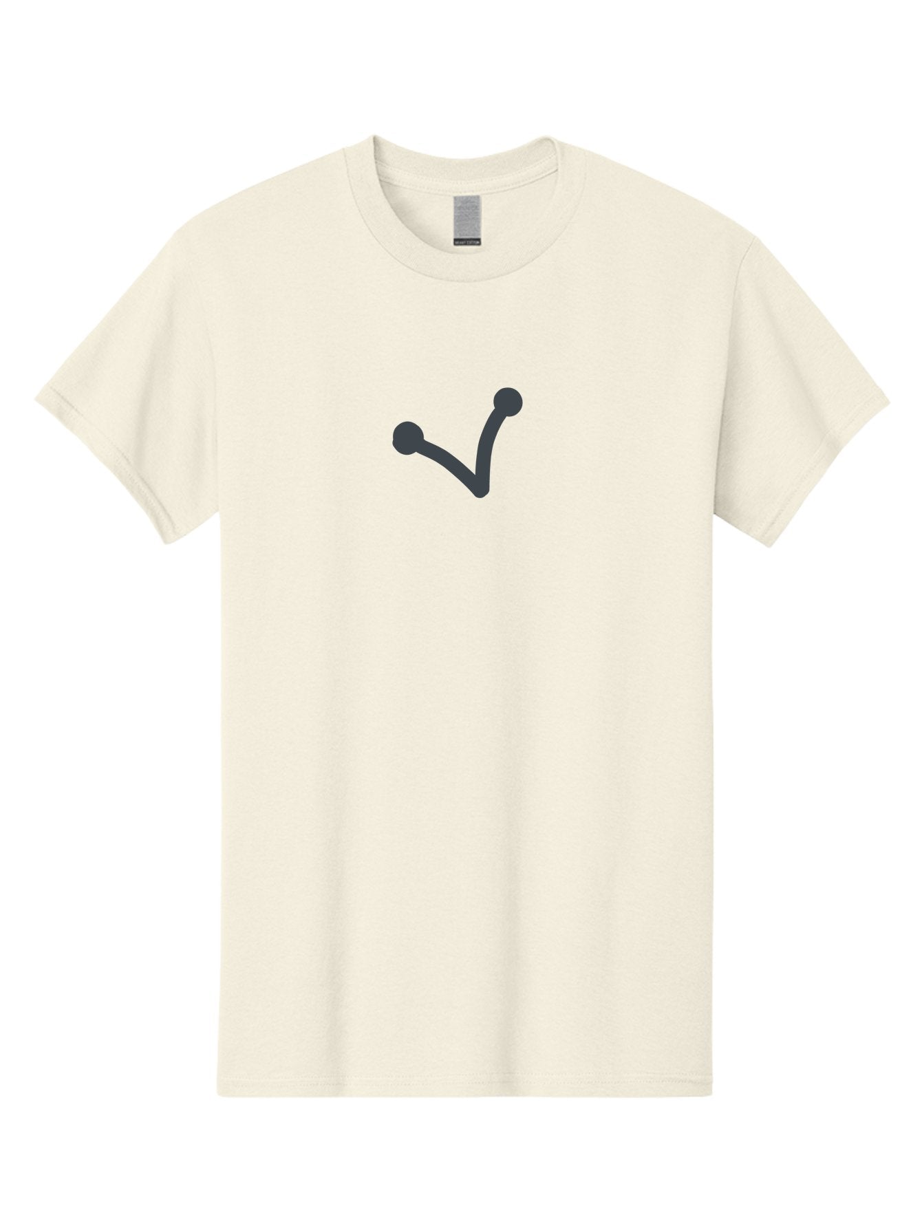 Checkmark Men'S Graphic Tee, 100% Cotton, Comfortable Casual Summer Wear, Machine Washable, Check Mark Symbol, Dark Gray Icon, Simple Design, Confirmation Sign, Approval Indicator, Validation Mark, Tick Symbol Aab679