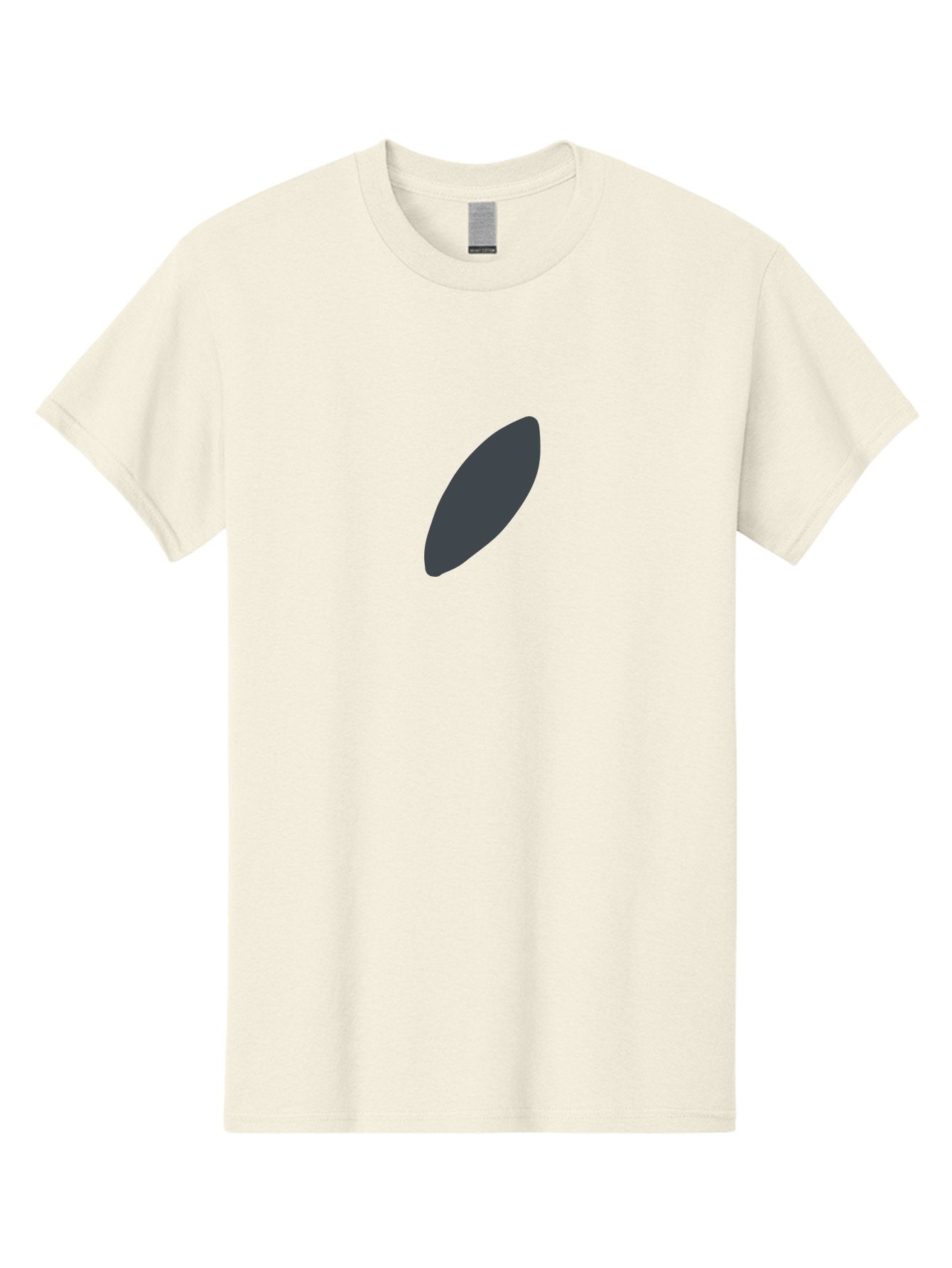 Dark-Gray-Ellipse Men'S Graphic Tee, 100% Cotton, Comfortable Casual Summer Wear, Machine Washable, Dark Gray Oval, Simple Design, Minimalist Shape, Abstract Art, Modern Graphic, Sleek Silhouette, Geometric Form Aab688