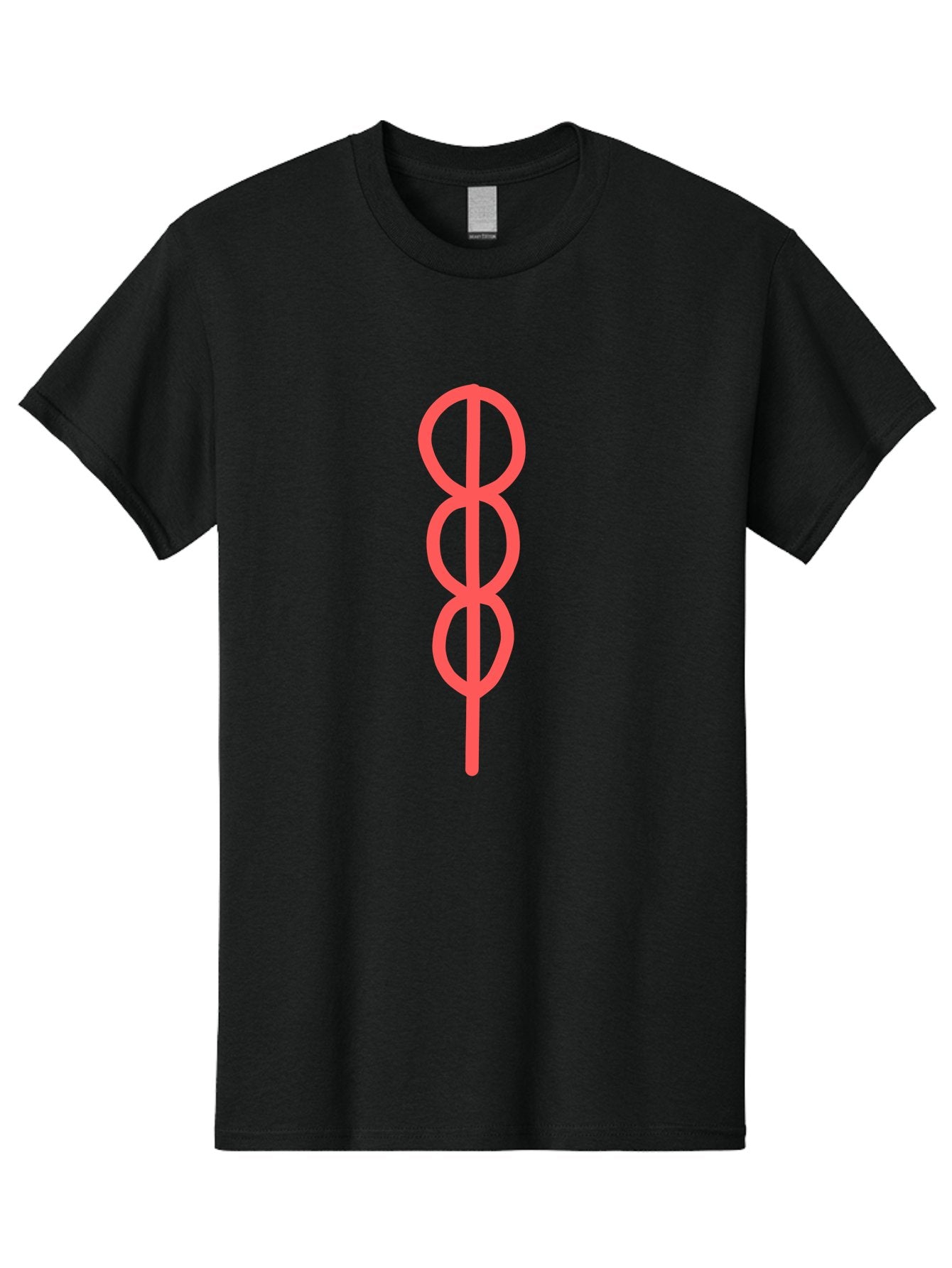 Eight-Symbol Men'S Graphic Tee, 100% Cotton, Comfortable Casual Summer Wear, Machine Washable, Psychedelic Symbol, Infinity Symbol, Number 8, Spiral Pattern, Abstract Design, Geometric Shape, Symbolic Art, Retro Aesthetic, Modern Graphic Aab696 14