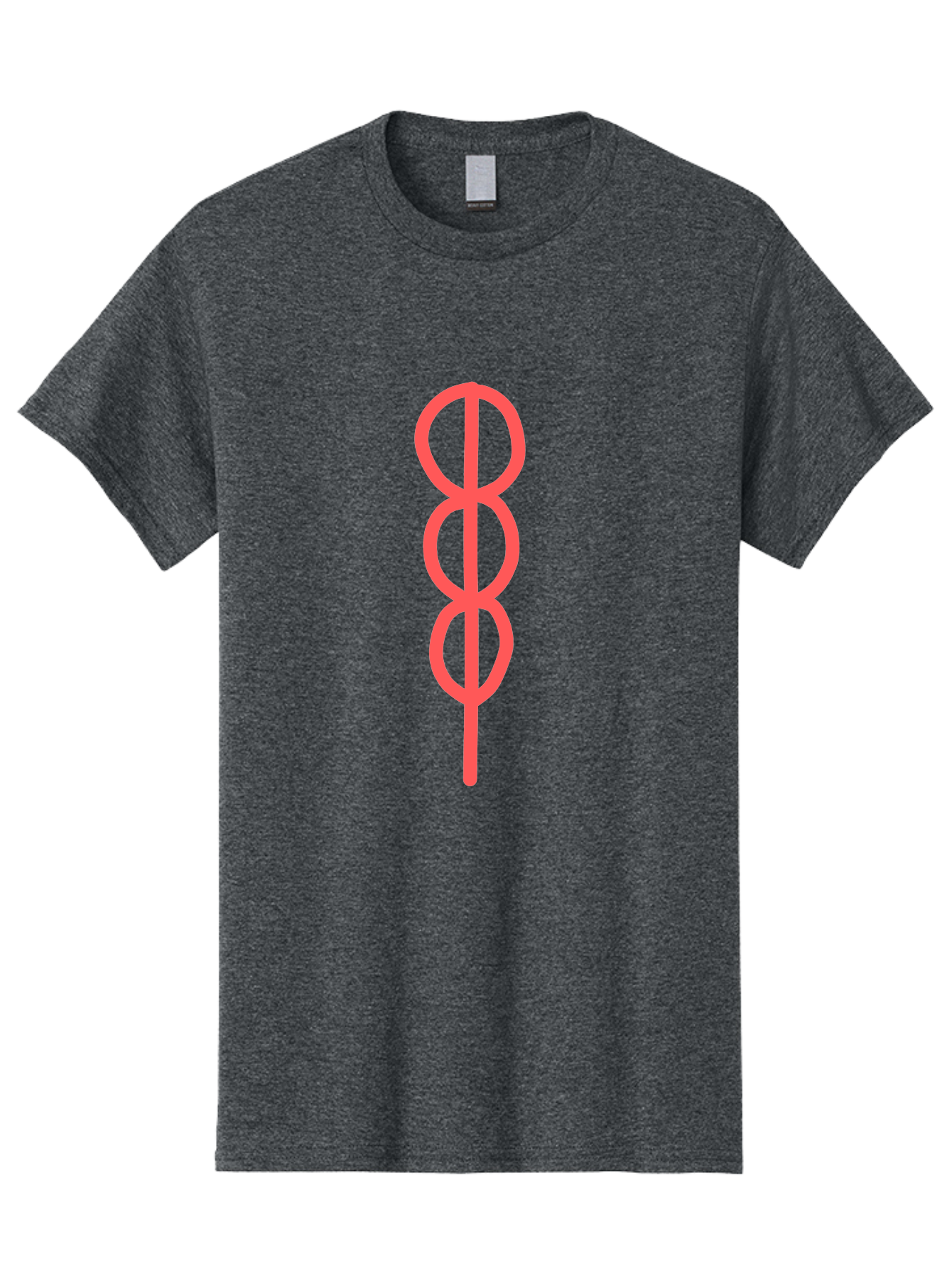 Eight-Symbol Men'S Graphic Tee, 100% Cotton, Comfortable Casual Summer Wear, Machine Washable, Psychedelic Symbol, Infinity Symbol, Number 8, Spiral Pattern, Abstract Design, Geometric Shape, Symbolic Art, Retro Aesthetic, Modern Graphic Aab696 29