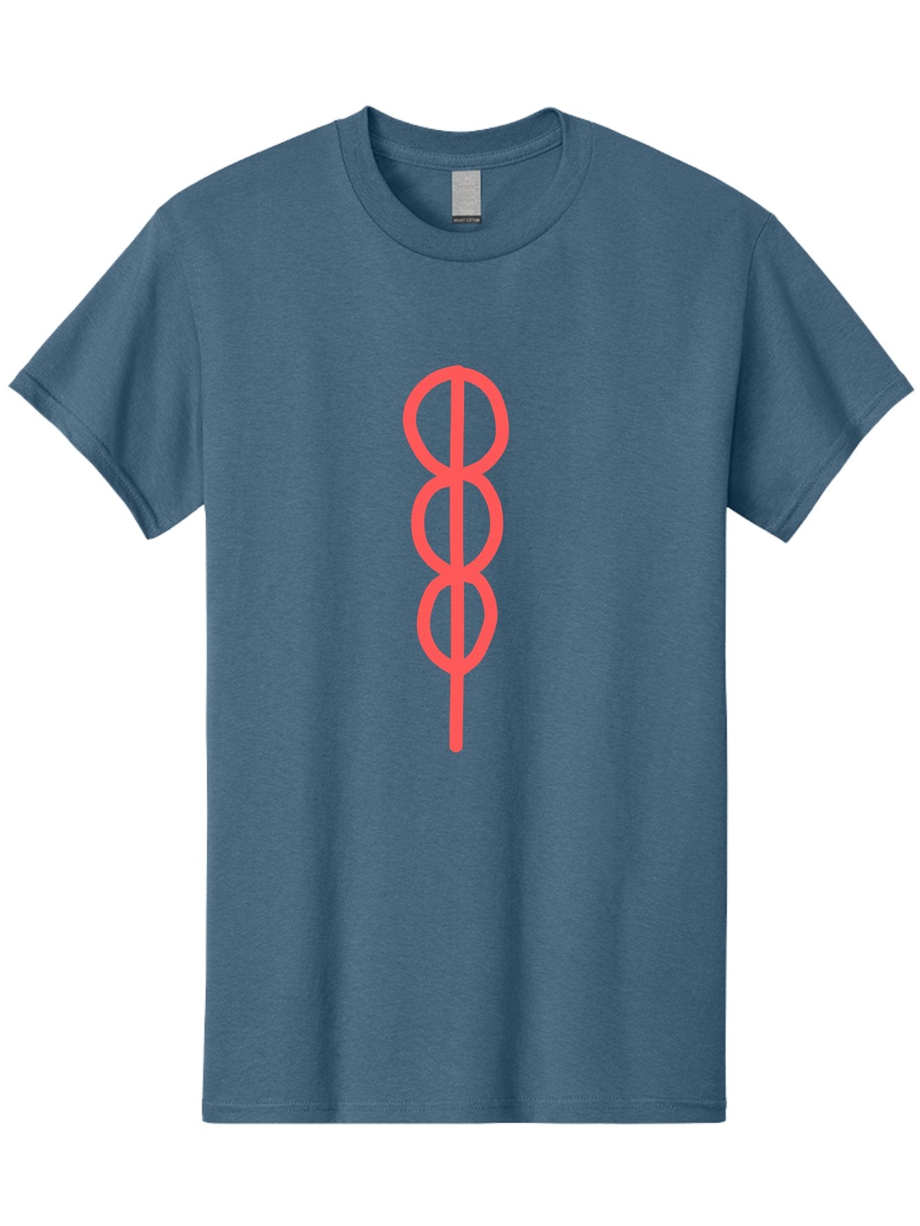 Eight-Symbol Men'S Graphic Tee, 100% Cotton, Comfortable Casual Summer Wear, Machine Washable, Psychedelic Symbol, Infinity Symbol, Number 8, Spiral Pattern, Abstract Design, Geometric Shape, Symbolic Art, Retro Aesthetic, Modern Graphic Aab696 12