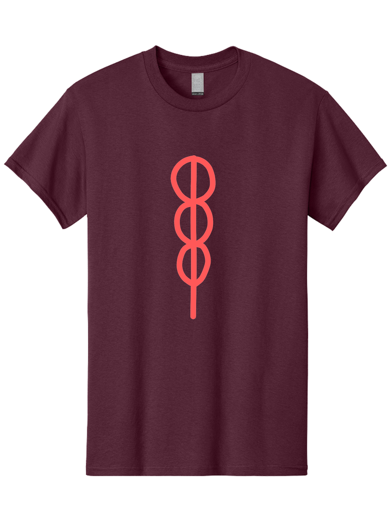 Eight-Symbol Men'S Graphic Tee, 100% Cotton, Comfortable Casual Summer Wear, Machine Washable, Psychedelic Symbol, Infinity Symbol, Number 8, Spiral Pattern, Abstract Design, Geometric Shape, Symbolic Art, Retro Aesthetic, Modern Graphic Aab696 19