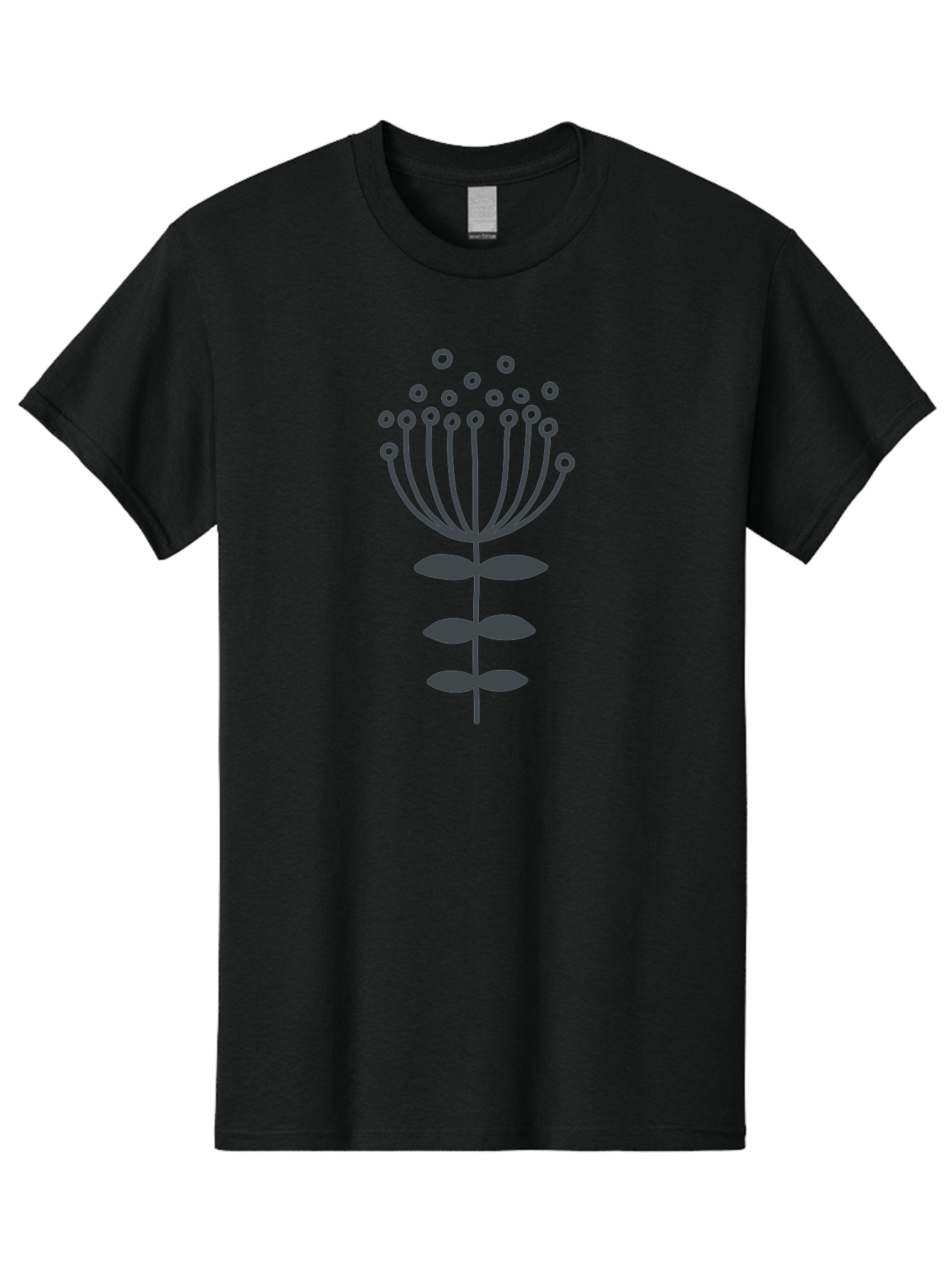 Flower-Illustration-1 Men'S Graphic Tee, 100% Cotton, Comfortable Casual Summer Wear, Machine Washable, Simple Flower Design, Minimalist Graphic, Floral Pattern, Modern Illustration, Botanical Art, Stylized Bloom Aab733 25