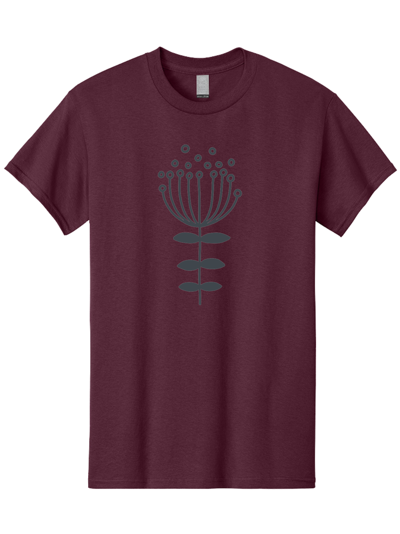 Flower-Illustration-1 Men'S Graphic Tee, 100% Cotton, Comfortable Casual Summer Wear, Machine Washable, Simple Flower Design, Minimalist Graphic, Floral Pattern, Modern Illustration, Botanical Art, Stylized Bloom Aab733 29