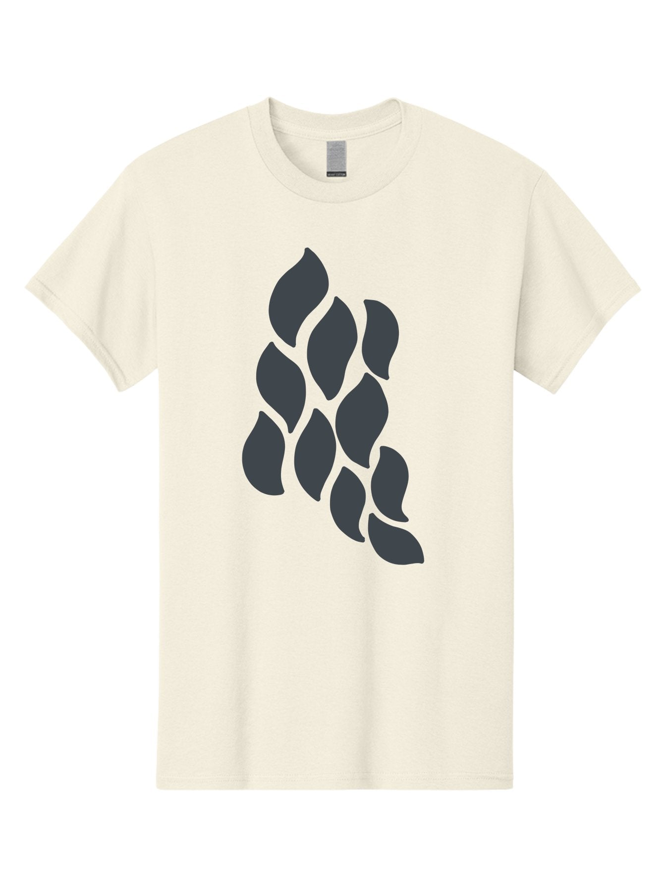 Hops Men'S Graphic Tee, 100% Cotton, Comfortable Casual Summer Wear, Machine Washable, Hop Plant, Beer Ingredient, Brewing Process, Dark Silhouette, Neon Green Background, Leaves, Craft Beer, Hop Flowers Aab756 4