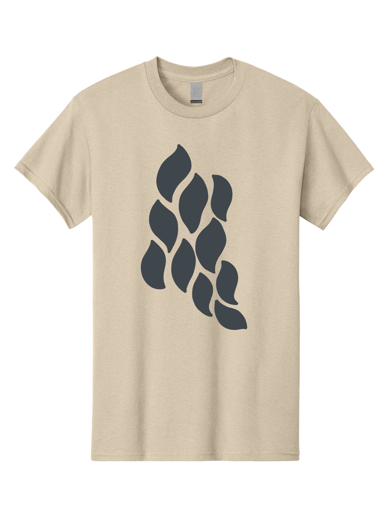 Hops Men'S Graphic Tee, 100% Cotton, Comfortable Casual Summer Wear, Machine Washable, Hop Plant, Beer Ingredient, Brewing Process, Dark Silhouette, Neon Green Background, Leaves, Craft Beer, Hop Flowers Aab756 9