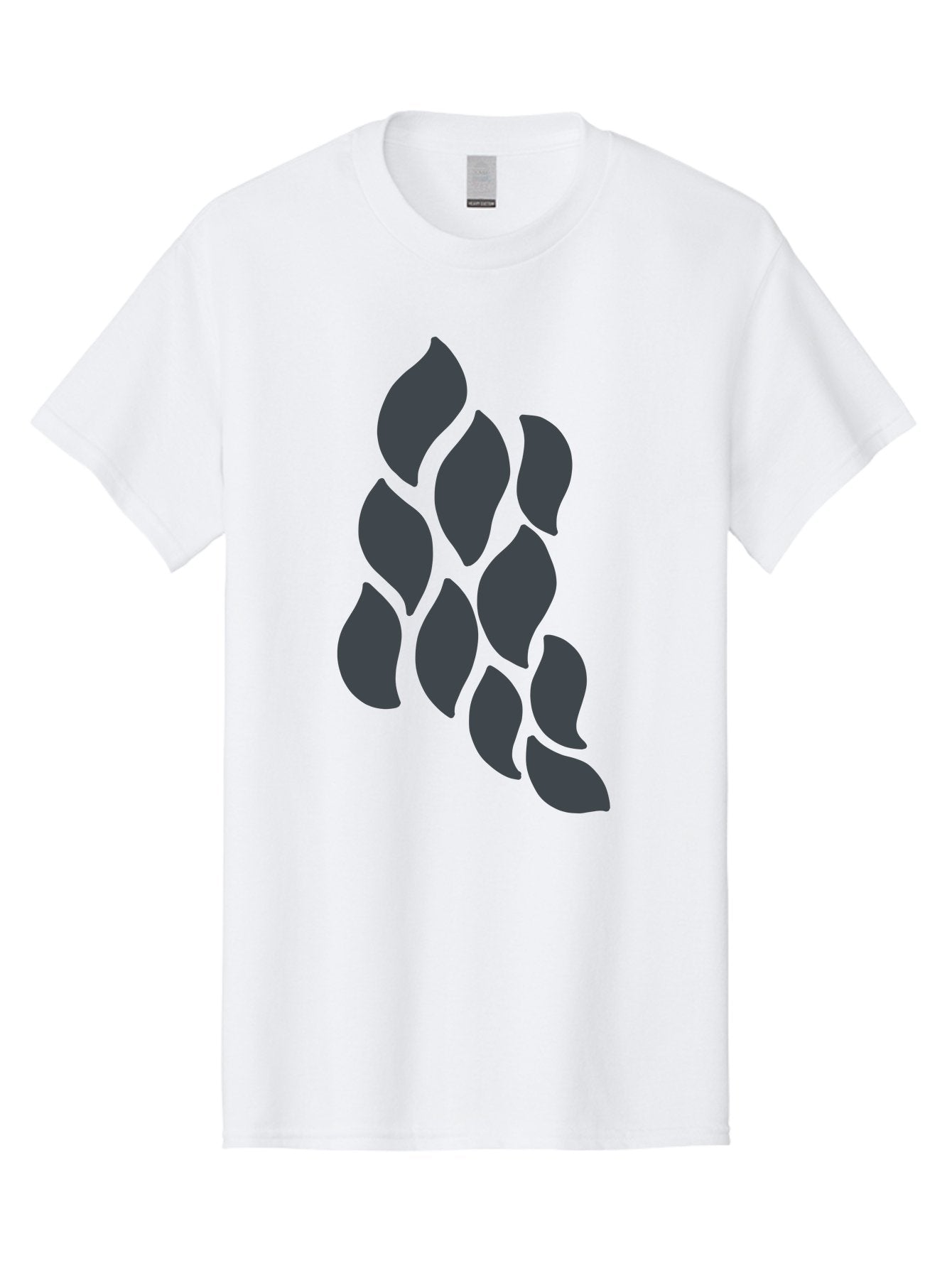 Hops Men'S Graphic Tee, 100% Cotton, Comfortable Casual Summer Wear, Machine Washable, Hop Plant, Beer Ingredient, Brewing Process, Dark Silhouette, Neon Green Background, Leaves, Craft Beer, Hop Flowers Aab756 11