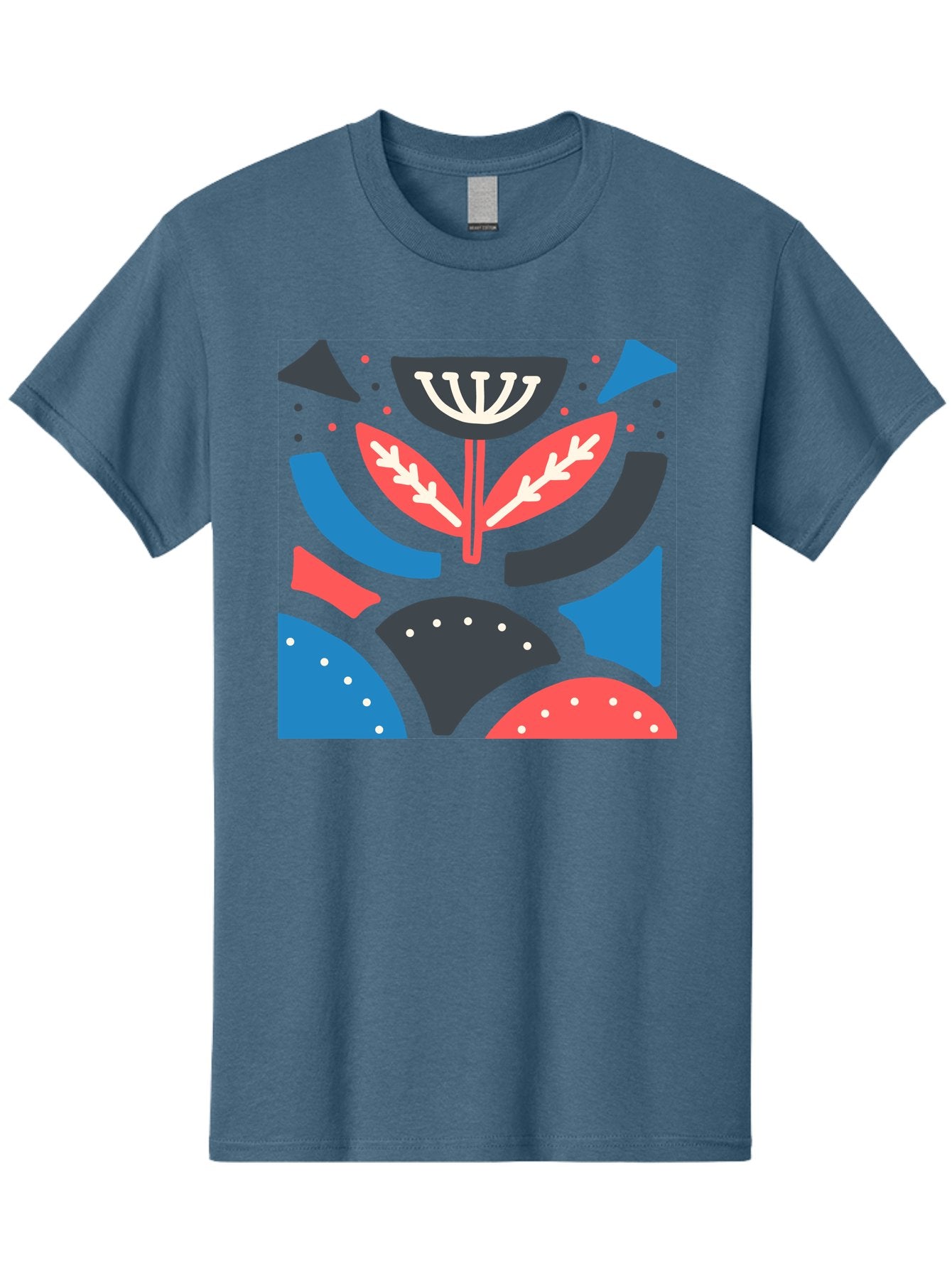 Menorah-Illustration Men'S Graphic Tee, 100% Cotton, Comfortable Casual Summer Wear, Machine Washable, Menorah Illustration, Abstract Floral Design, Hanukkah Symbol, Festive Atmosphere, Jewish Tradition, Holiday Celebration, Aab764 13