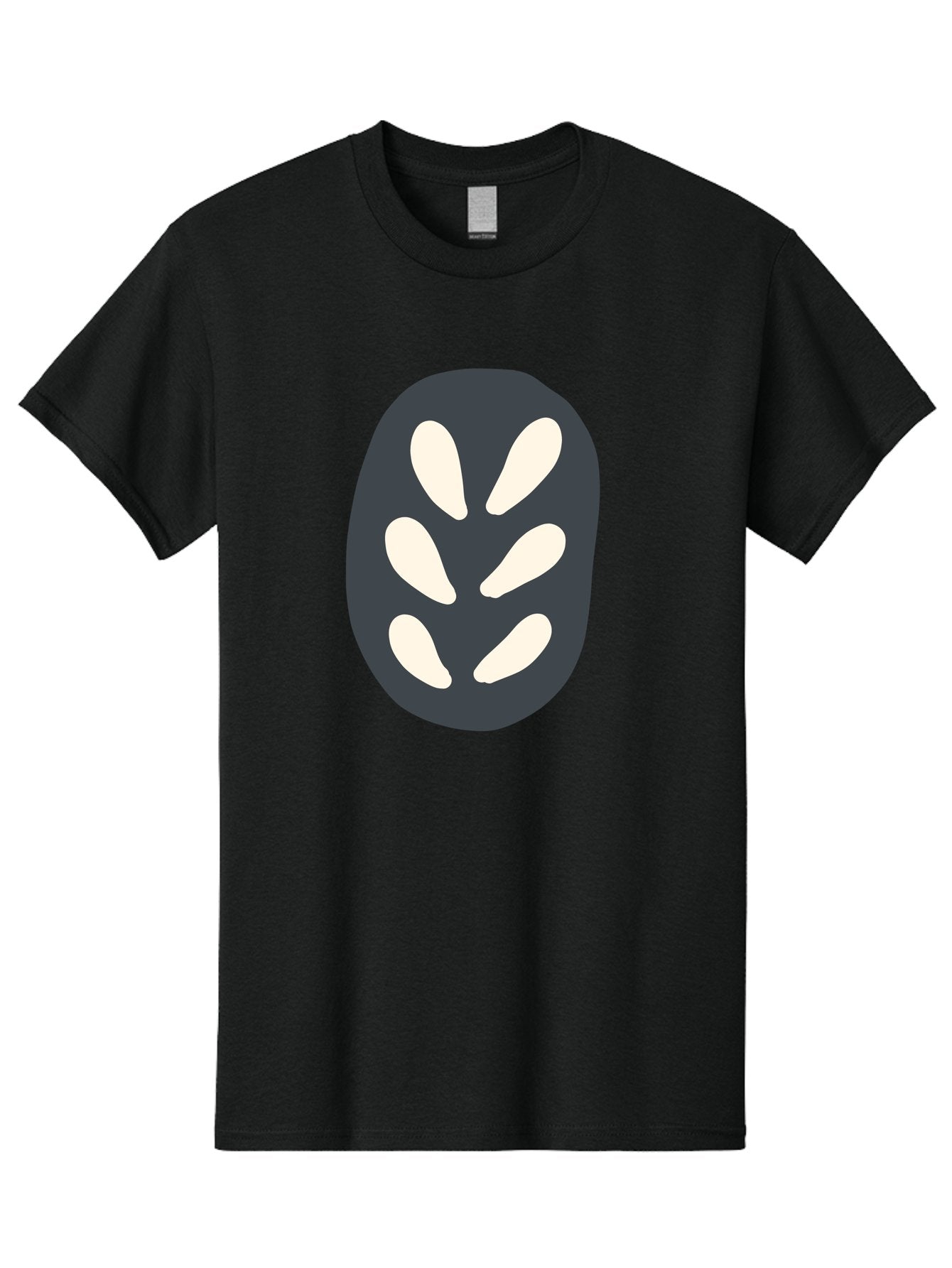 Oval-Icon Men'S Graphic Tee, 100% Cotton, Comfortable Casual Summer Wear, Machine Washable, Kiwi Fruit, Fruit Icon, Simple Graphics, Minimal Design, Fruit Symbol, Kiwi Illustration, Cartoon Fruit Aab766 10