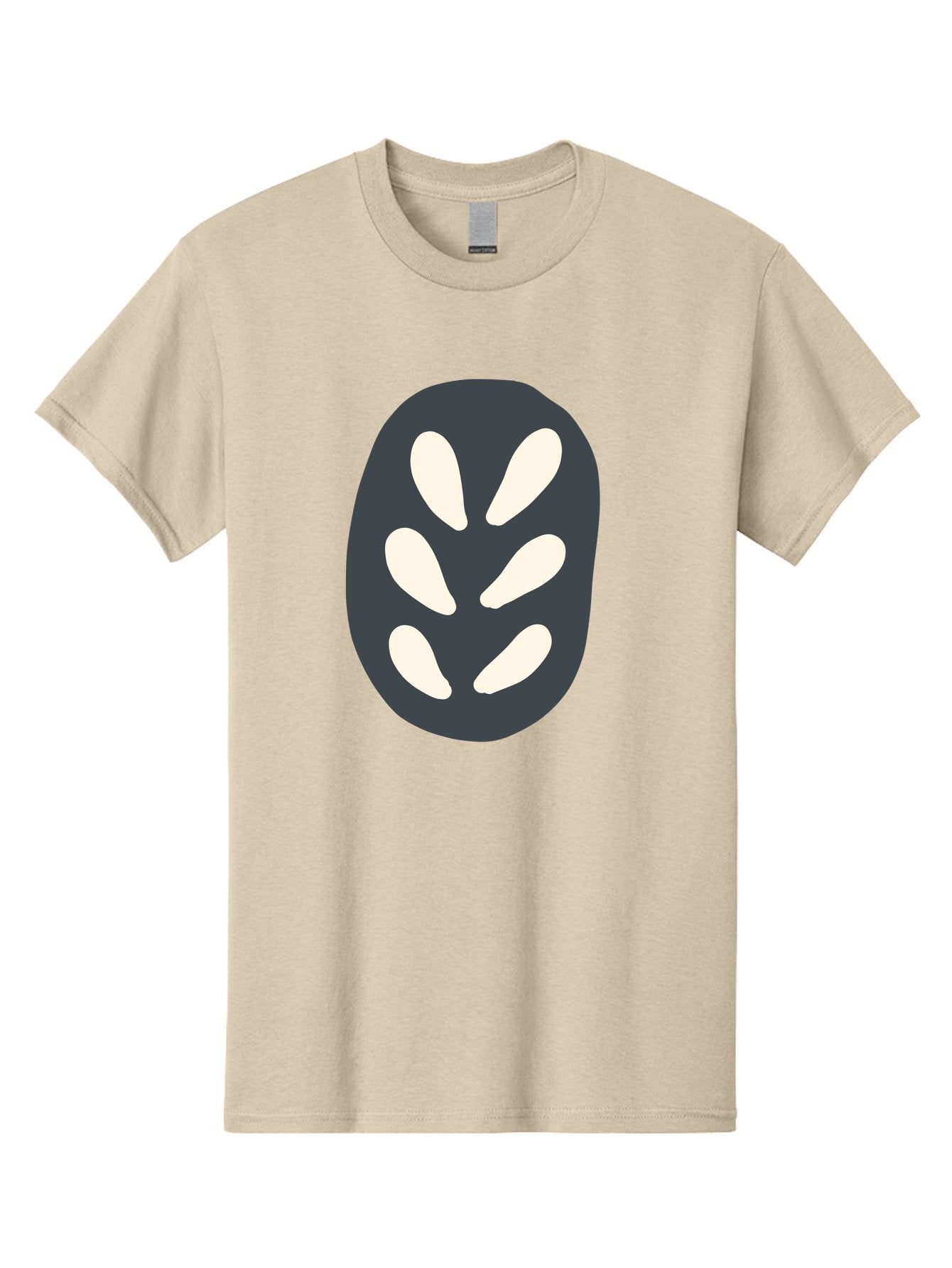 Oval-Icon Men'S Graphic Tee, 100% Cotton, Comfortable Casual Summer Wear, Machine Washable, Kiwi Fruit, Fruit Icon, Simple Graphics, Minimal Design, Fruit Symbol, Kiwi Illustration, Cartoon Fruit Aab766 7