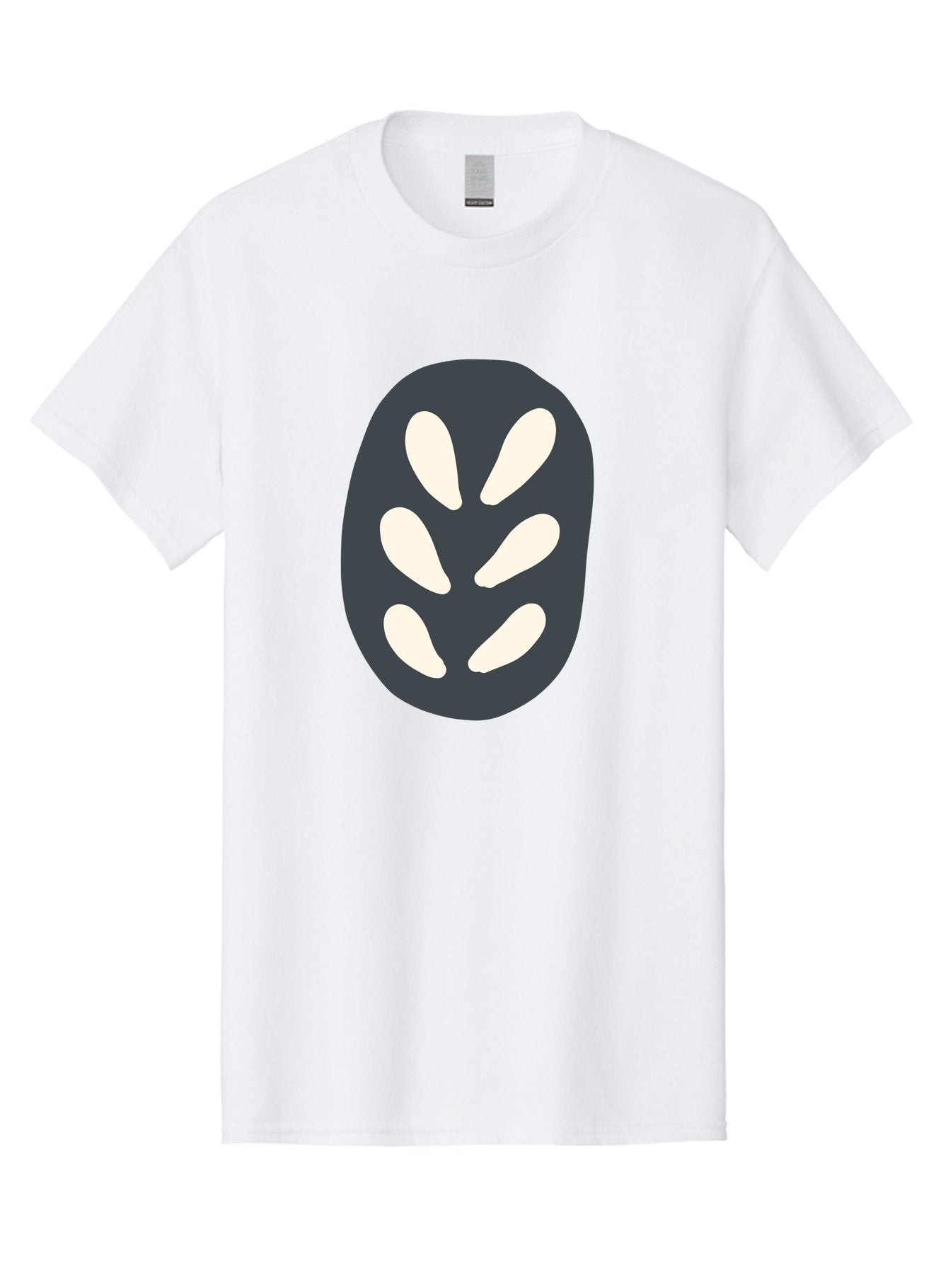 Oval-Icon Men'S Graphic Tee, 100% Cotton, Comfortable Casual Summer Wear, Machine Washable, Kiwi Fruit, Fruit Icon, Simple Graphics, Minimal Design, Fruit Symbol, Kiwi Illustration, Cartoon Fruit Aab766 8