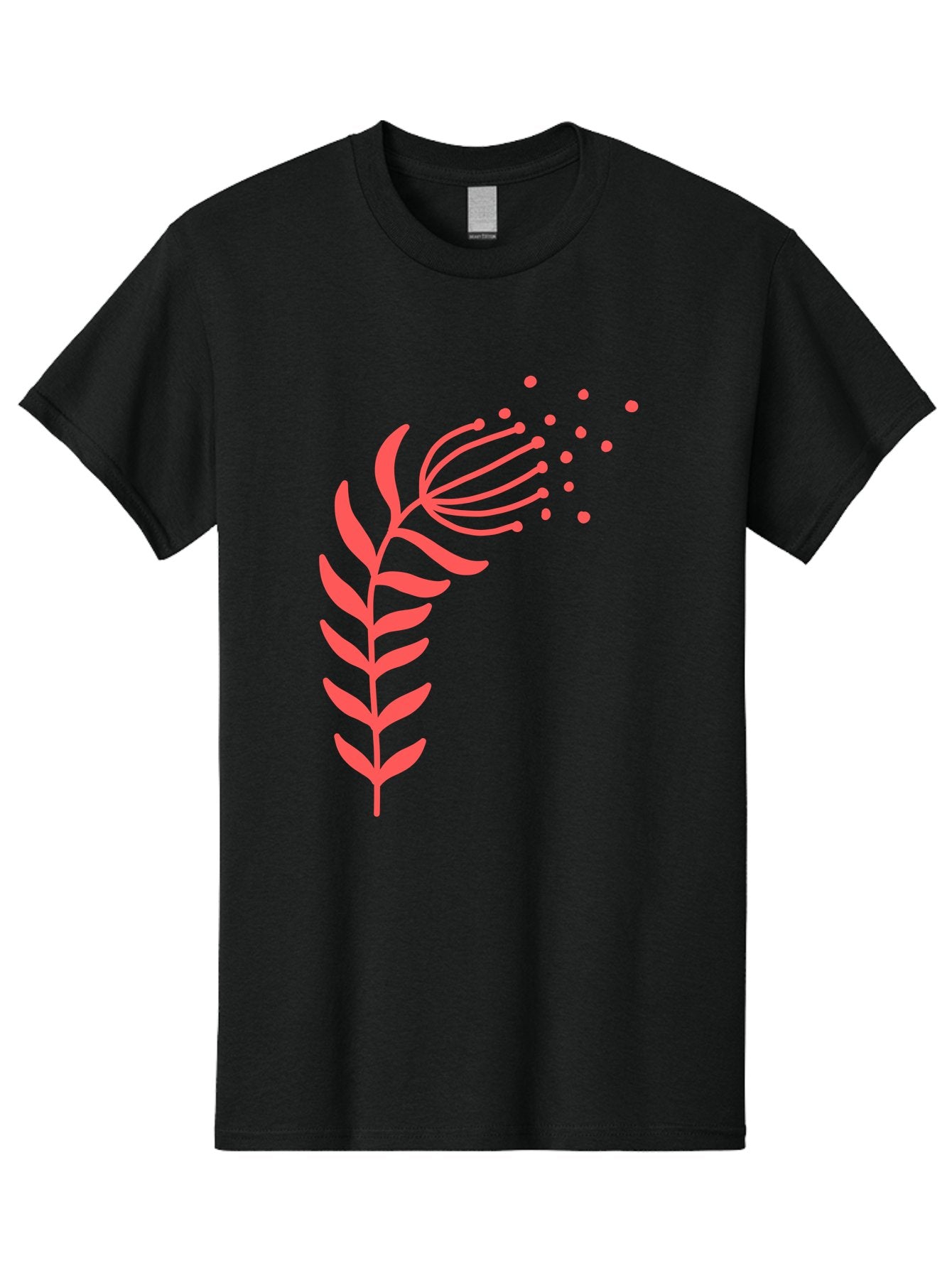 Pink-Cannabis Men'S Graphic Tee, 100% Cotton, Comfortable Casual Summer Wear, Machine Washable, Dandelion Seeds, Blowing In The Wind, Botanical Illustration, Simple Design, Floral Art, Whimsical Feel, Minimalist Art Aab770 7