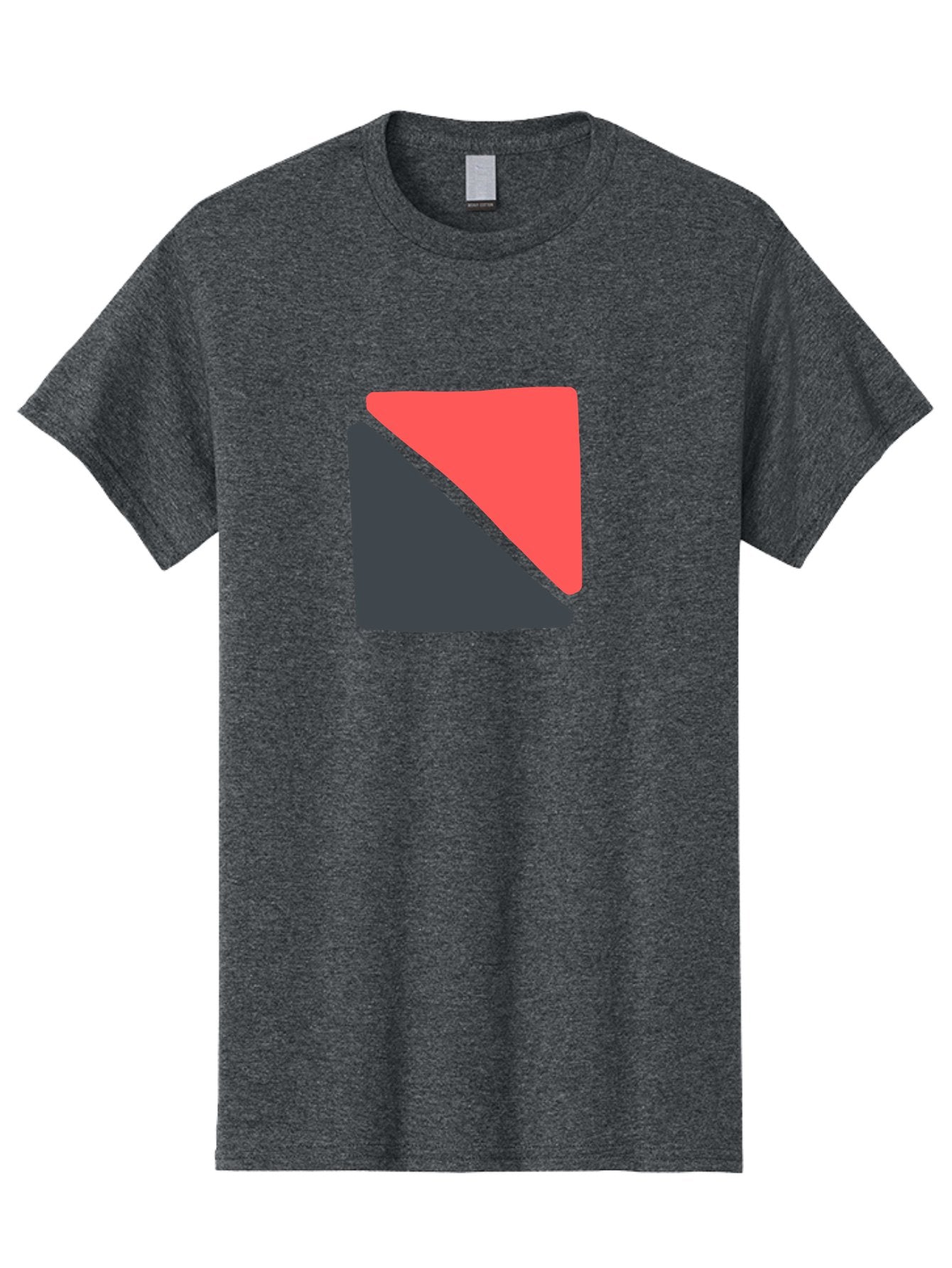 Red-And-Black-Shapes Men'S Graphic Tee, 100% Cotton, Comfortable Casual Summer Wear, Machine Washable, Geometric Shapes, Abstract Design, Red And Black, Modern Art, Minimalist Style, Contrasting Colors, Simple Composition, Digital Art, Aab776 14