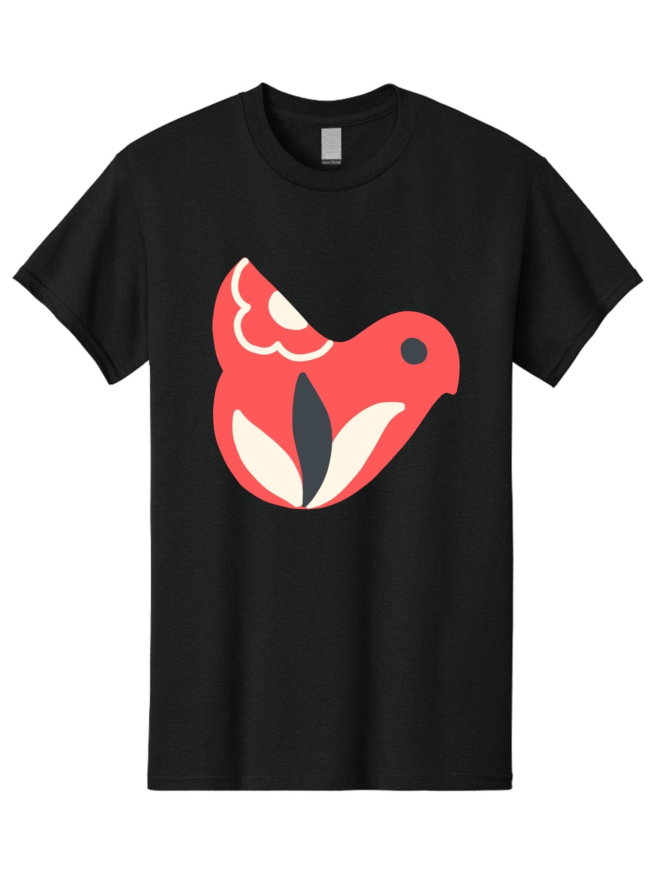Red-Bird-1 Men'S Graphic Tee, 100% Cotton, Comfortable Casual Summer Wear, Machine Washable, Stylized Bird, Vibrant Red, Minimalist Design, Abstract Bird, Simple Logo, Cartoon Bird, Bird Icon, Modern Bird Graphic, Simple Bird Illustration, Aab778 9