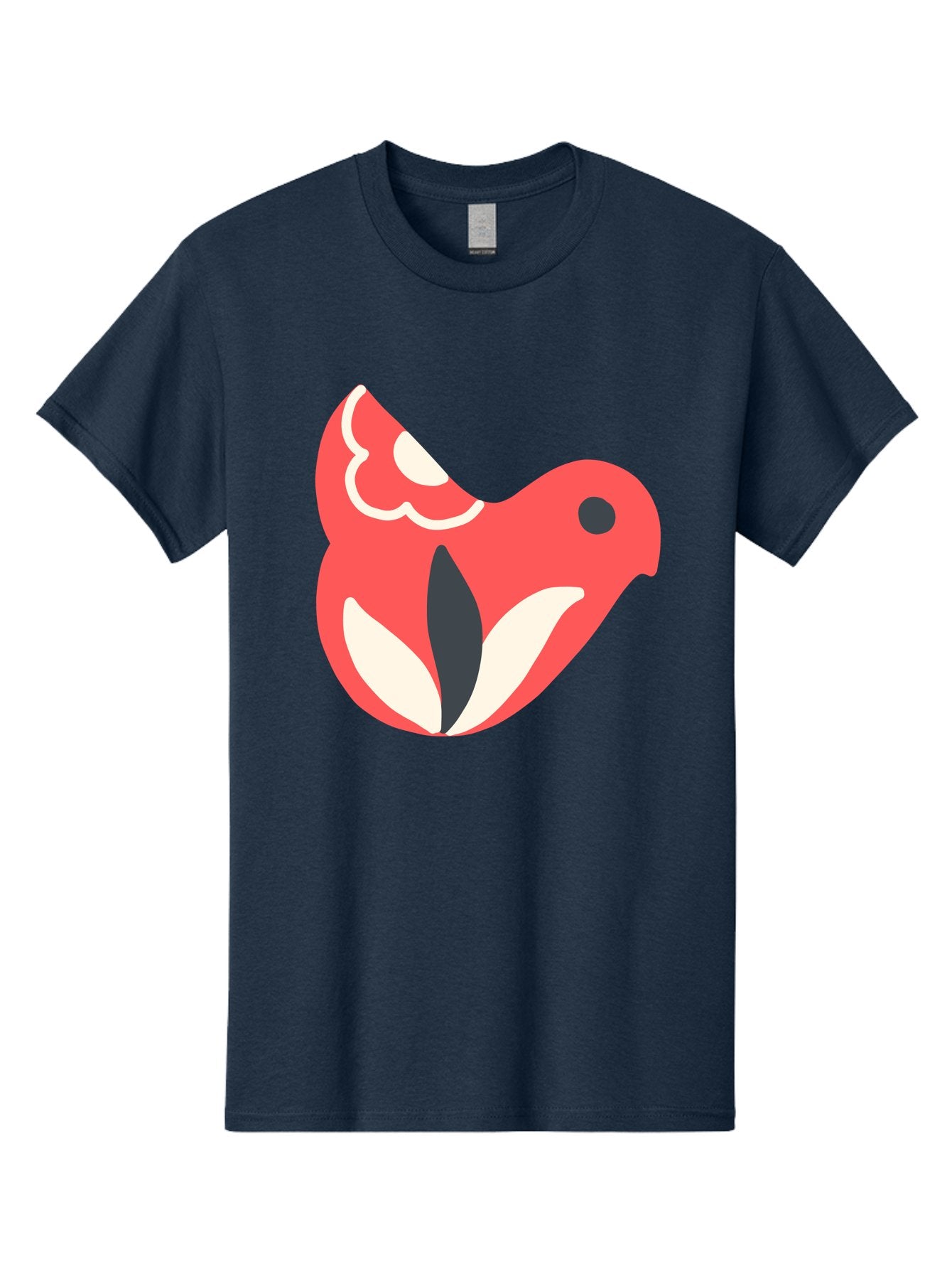 Red-Bird-1 Men'S Graphic Tee, 100% Cotton, Comfortable Casual Summer Wear, Machine Washable, Stylized Bird, Vibrant Red, Minimalist Design, Abstract Bird, Simple Logo, Cartoon Bird, Bird Icon, Modern Bird Graphic, Simple Bird Illustration, Aab778 12