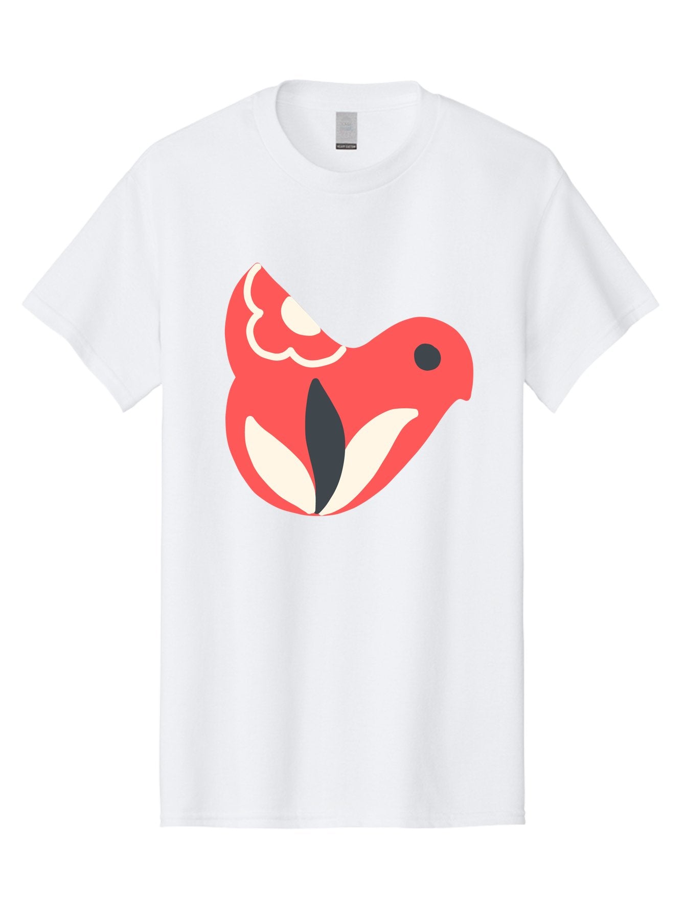 Red-Bird-1 Men'S Graphic Tee, 100% Cotton, Comfortable Casual Summer Wear, Machine Washable, Stylized Bird, Vibrant Red, Minimalist Design, Abstract Bird, Simple Logo, Cartoon Bird, Bird Icon, Modern Bird Graphic, Simple Bird Illustration, Aab778 11