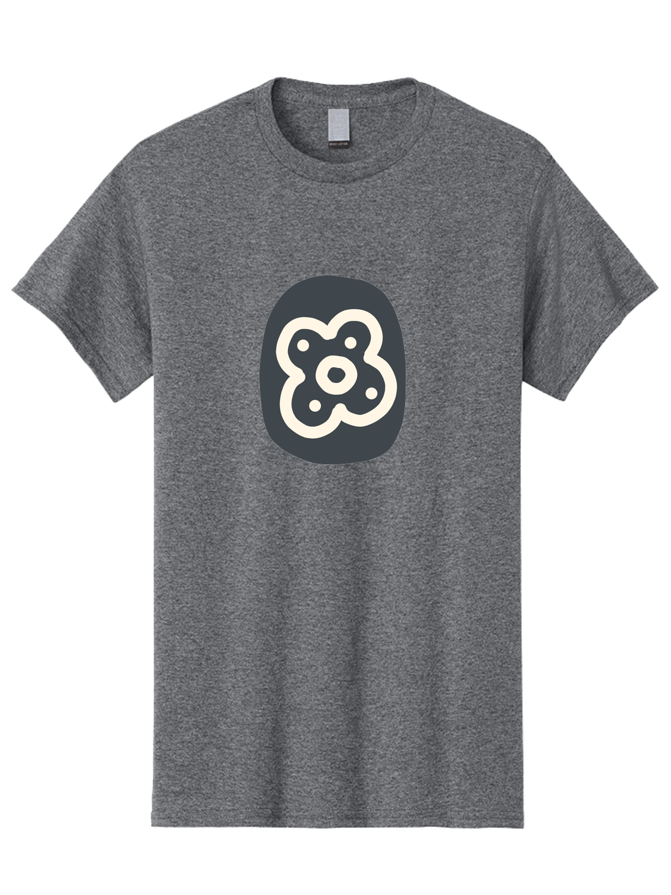 Rounded-Square-Logo Men'S Graphic Tee, 100% Cotton, Comfortable Casual Summer Wear, Machine Washable, Paw Print, Dog Paw, Pet Care, Animal Tracking, Pet Grooming, Pet Accessories, Pet Love Aab791 17