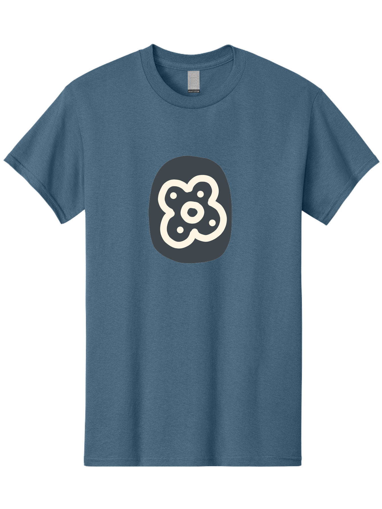 Rounded-Square-Logo Men'S Graphic Tee, 100% Cotton, Comfortable Casual Summer Wear, Machine Washable, Paw Print, Dog Paw, Pet Care, Animal Tracking, Pet Grooming, Pet Accessories, Pet Love Aab791 15