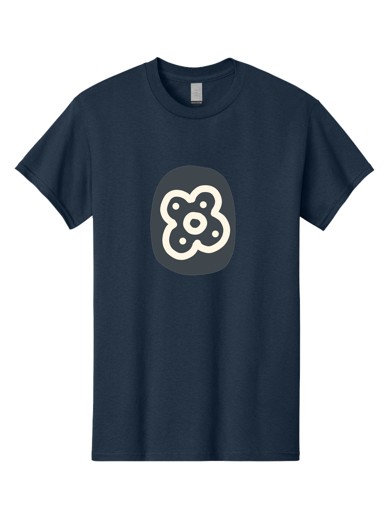 Rounded-Square-Logo Men'S Graphic Tee, 100% Cotton, Comfortable Casual Summer Wear, Machine Washable, Paw Print, Dog Paw, Pet Care, Animal Tracking, Pet Grooming, Pet Accessories, Pet Love Aab791 19