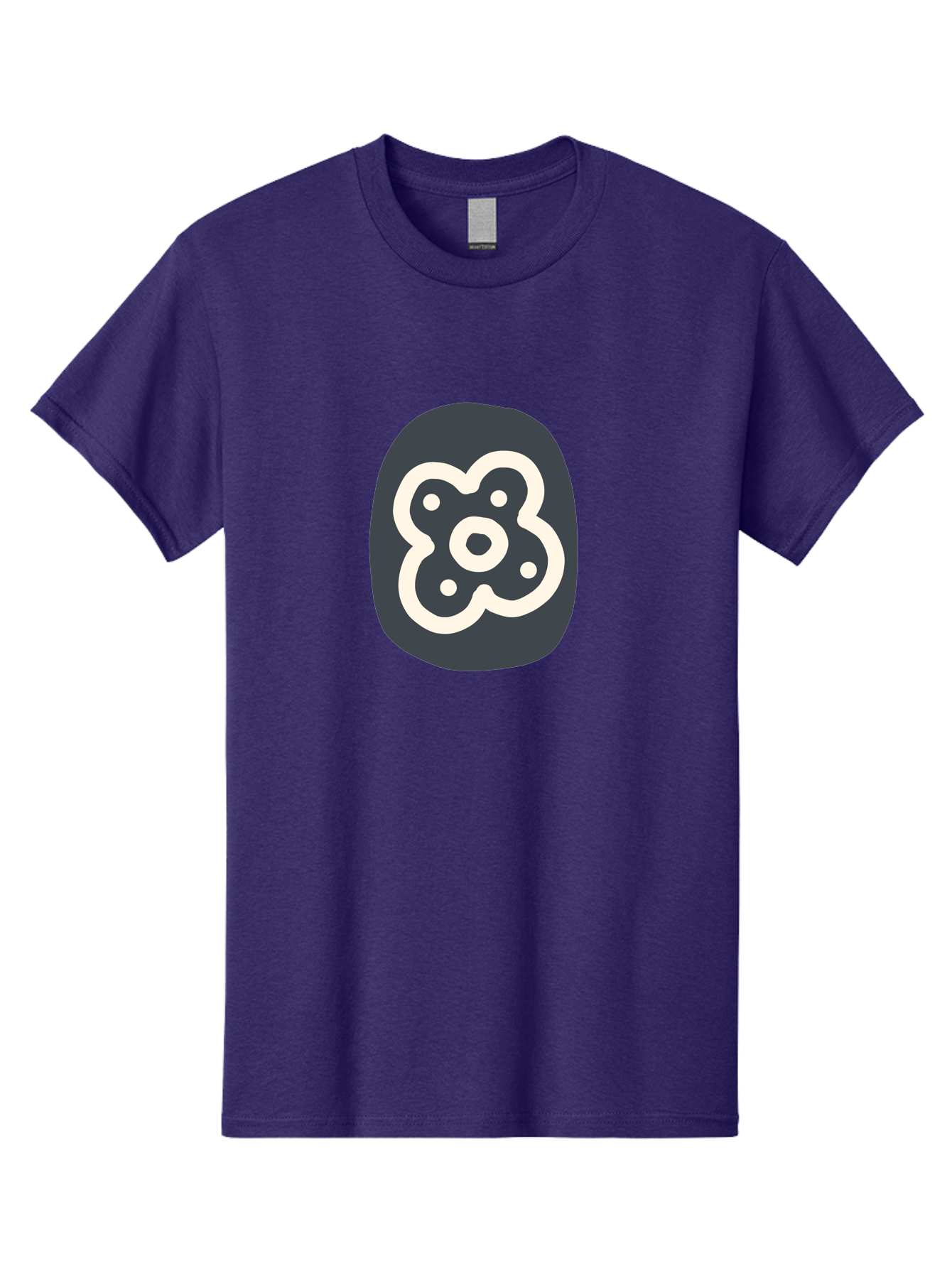 Rounded-Square-Logo Men'S Graphic Tee, 100% Cotton, Comfortable Casual Summer Wear, Machine Washable, Paw Print, Dog Paw, Pet Care, Animal Tracking, Pet Grooming, Pet Accessories, Pet Love Aab791 27